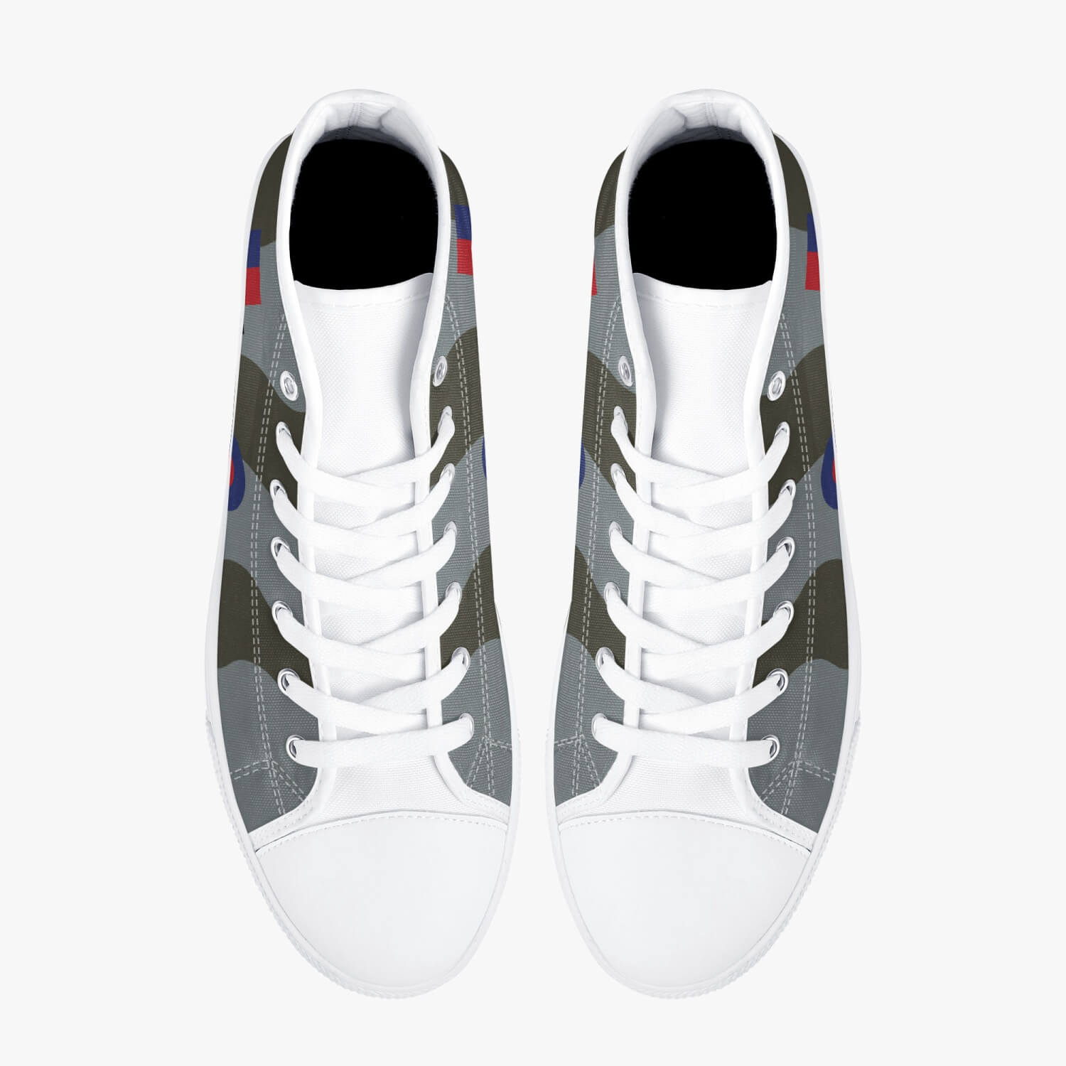 Avro Vulcan #607 High Top Canvas Shoes - I Love a Hangar
