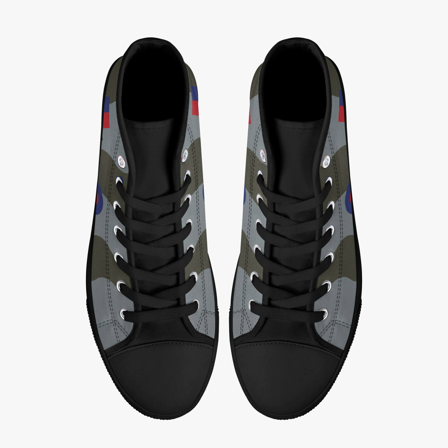 Avro Vulcan #607 High Top Canvas Shoes - I Love a Hangar