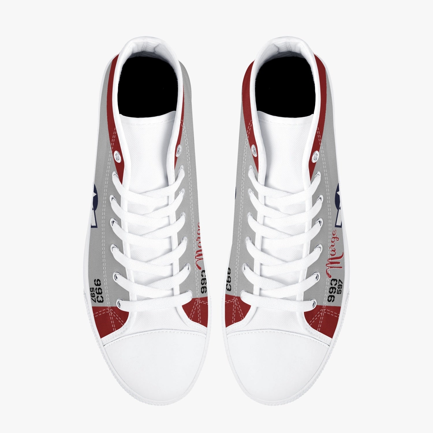 P-38 "Marge" High Top Canvas Shoes - I Love a Hangar