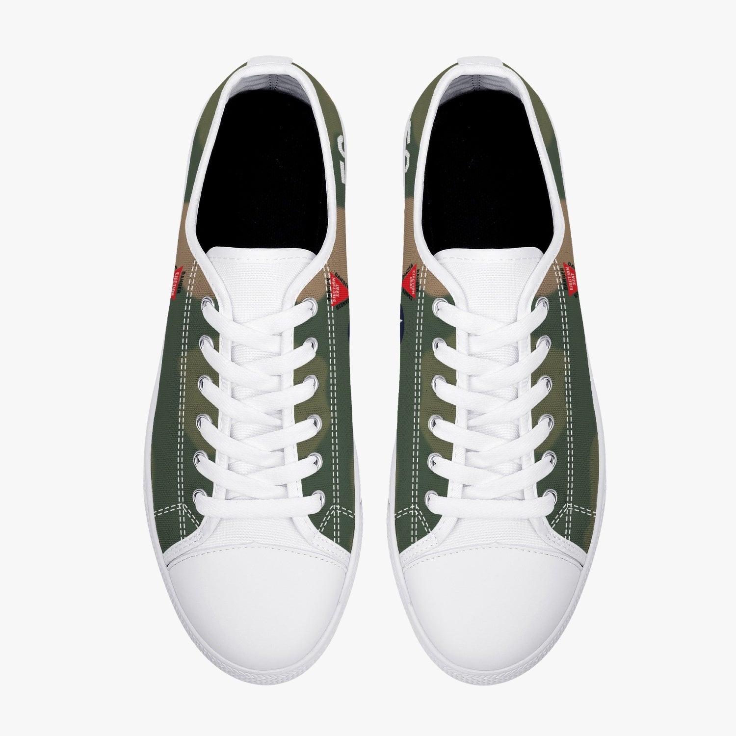 F-4 Phantom II of Daniel "Chappie" James Jr Low Top Canvas Shoes - I Love a Hangar