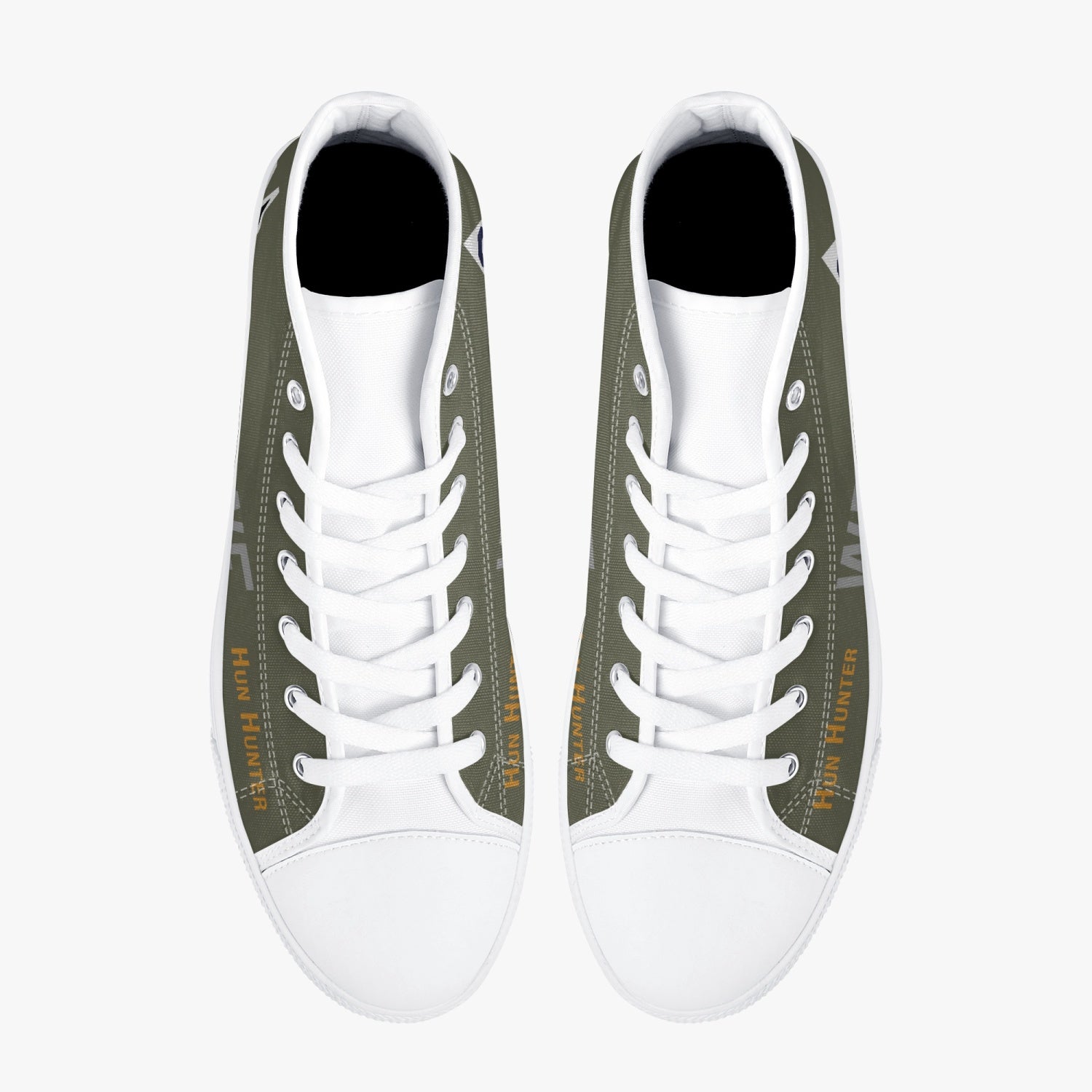 B-17 "Hun Hunter" High Top Canvas Shoes - I Love a Hangar