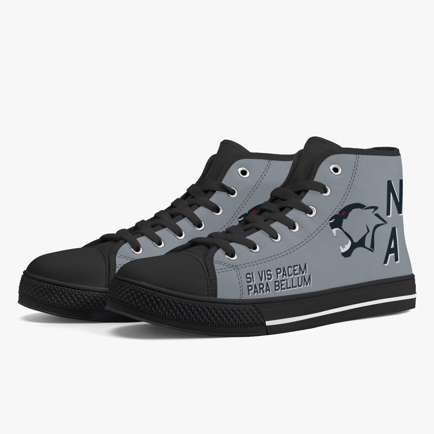 VAQ-139 "Cougars" High Top Canvas Shoes - I Love a Hangar