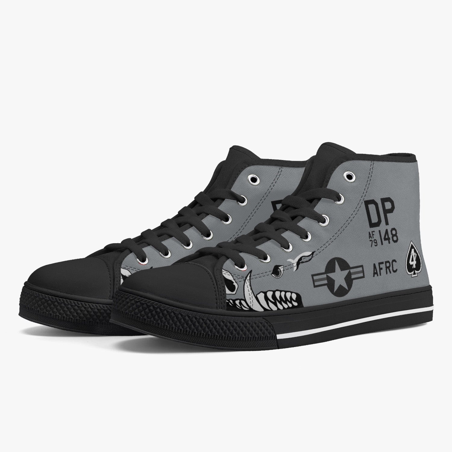 A-10 "Dogpatchers" High Top Canvas Shoes - I Love a Hangar