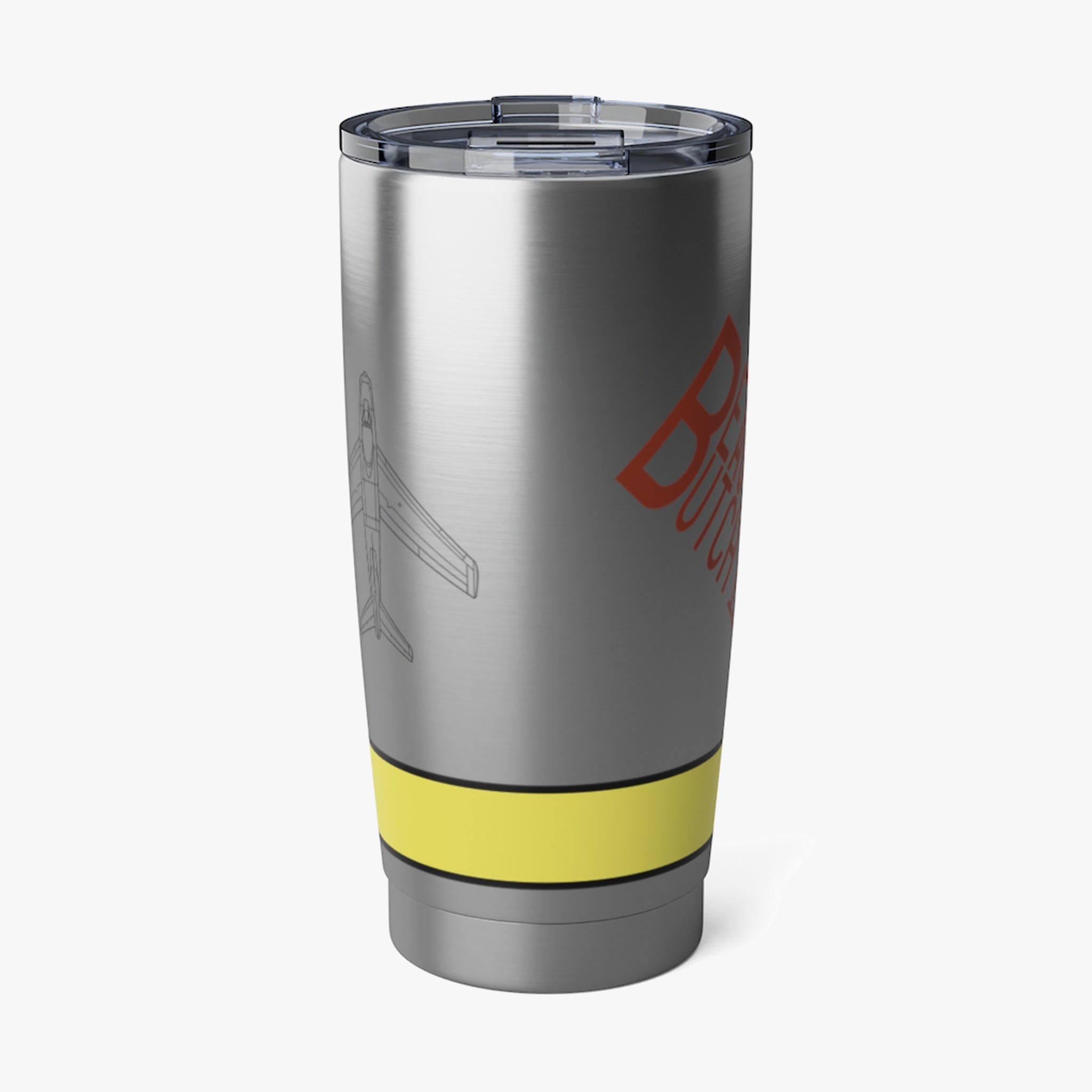 F-86 "Beauteous Butch II"  Inspired 20oz (590ml) Stainless Steel Tumbler - I Love a Hangar