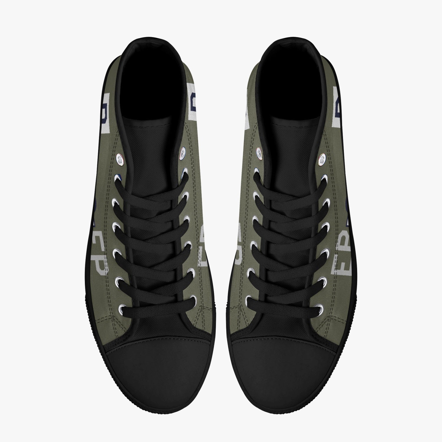 B-17 "EP-D" (231708) High Top Canvas Shoes - I Love a Hangar