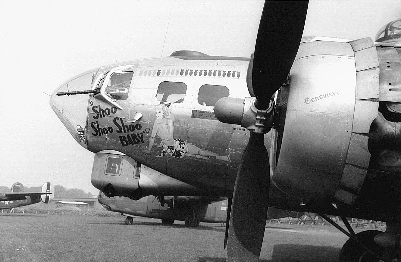 B-17 "Shoo Shoo Shoo Baby" Inspired 20oz (590ml) Stainless Steel Tumbler - I Love a Hangar