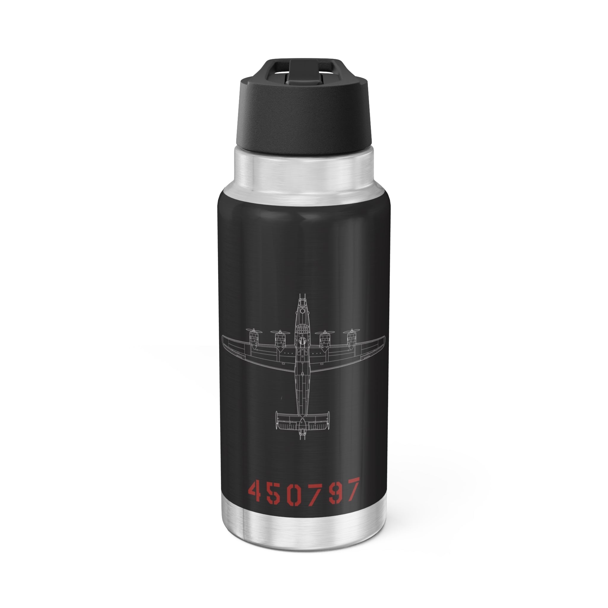 B-24 "Sack Time" Tumbler, 32oz (950ml) - I Love a Hangar