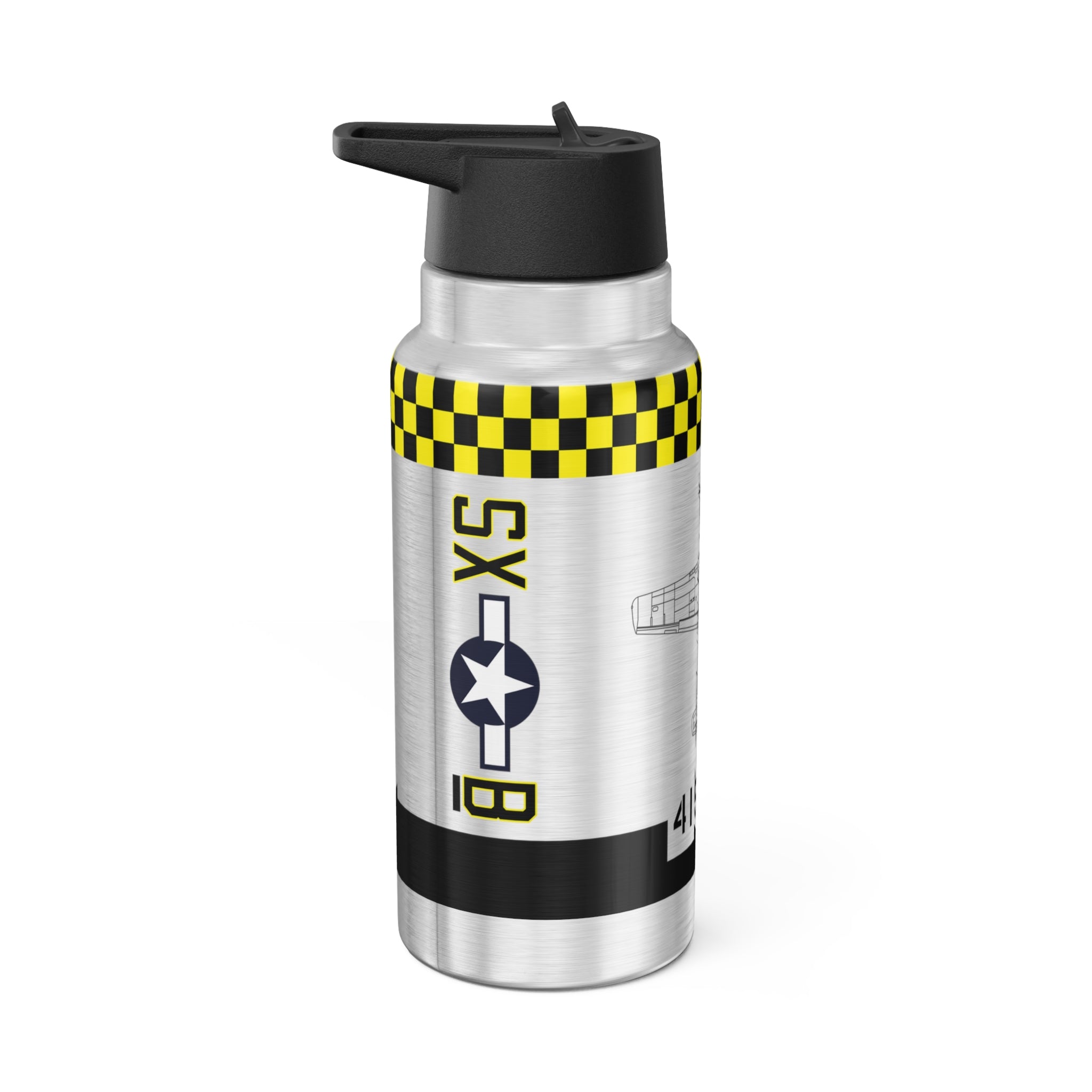 P-51 "Alabama Rammer Jammer" Inspired Tumbler, 32oz (950ml) - I Love a Hangar