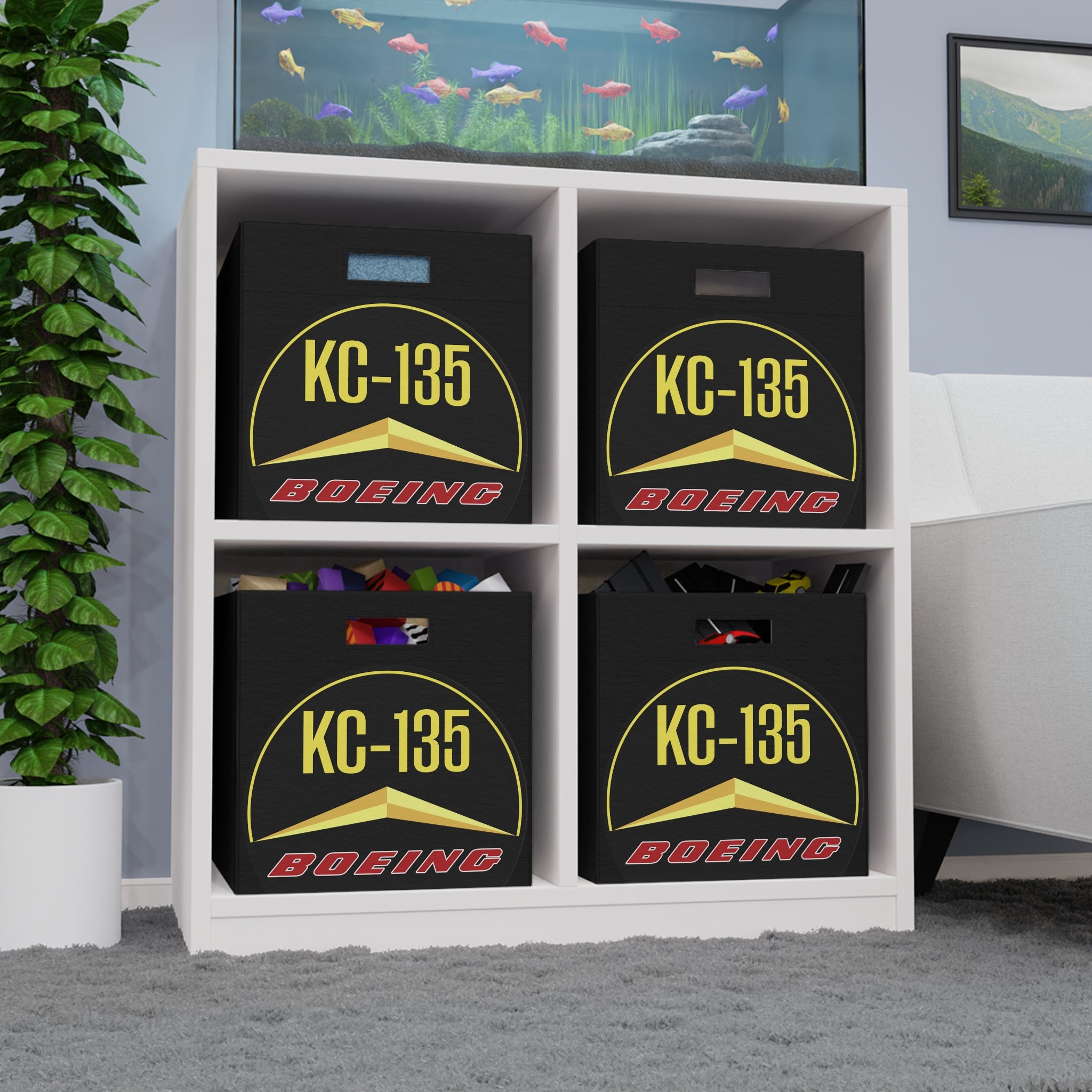 KC135 Inspired Felt Storage Box - I Love a Hangar