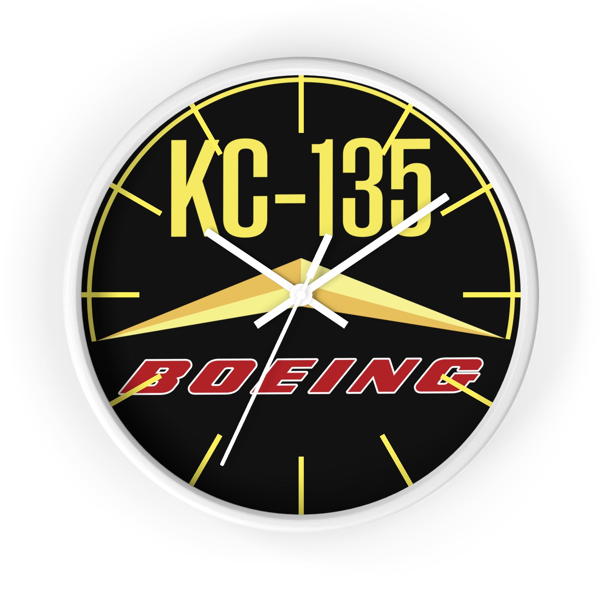 KC-135 Yoke Cap Wall Clock - I Love a Hangar