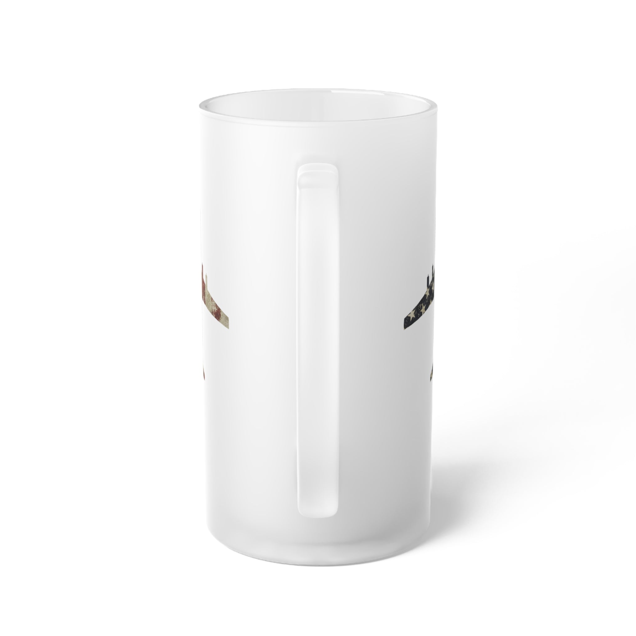C-141 Starlifter Frosted Glass 16oz (473ml) Beer Mug - I Love a Hangar