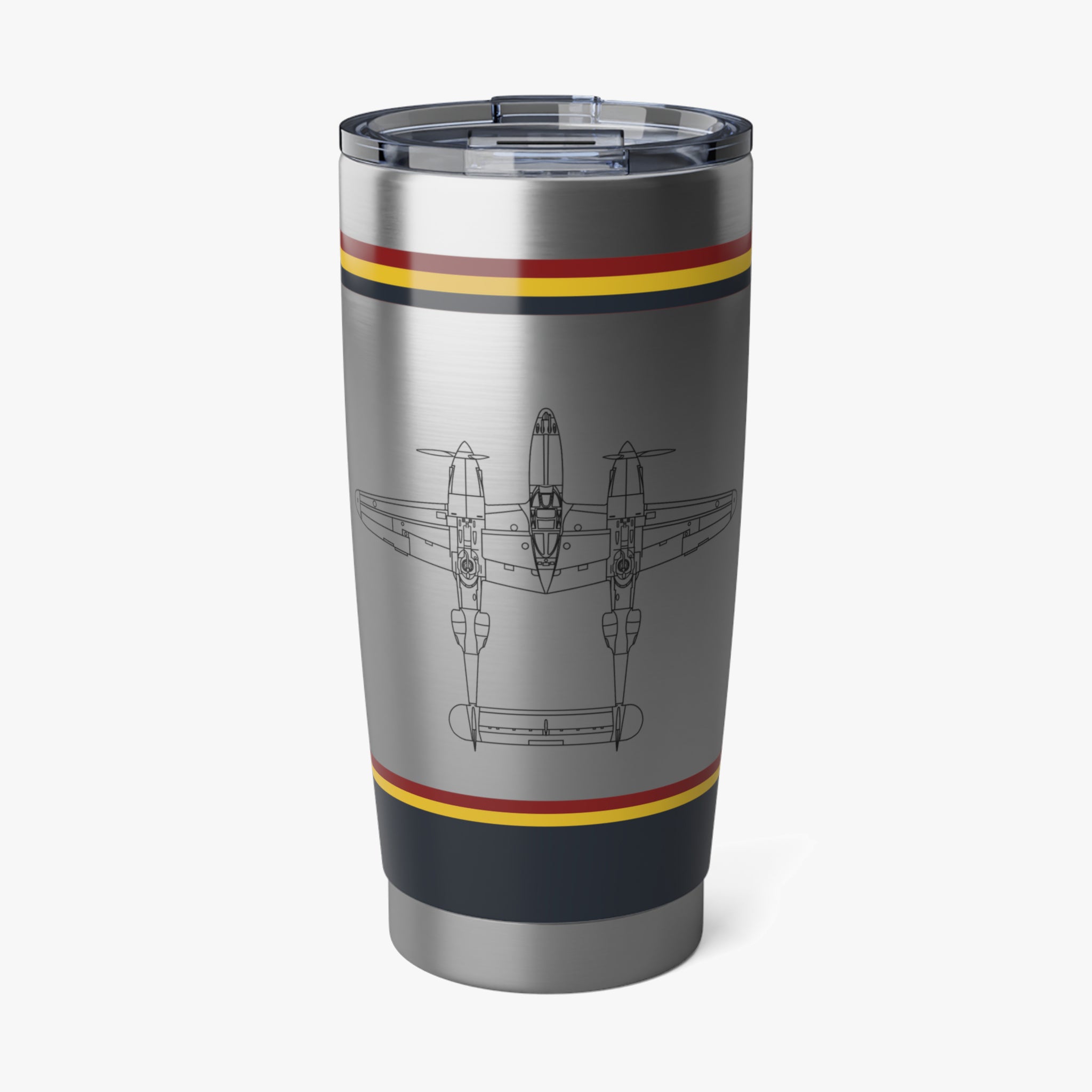 P-38 "Putt Putt Maru" Inspired 20oz (590ml) Stainless Steel Tumbler - I Love a Hangar