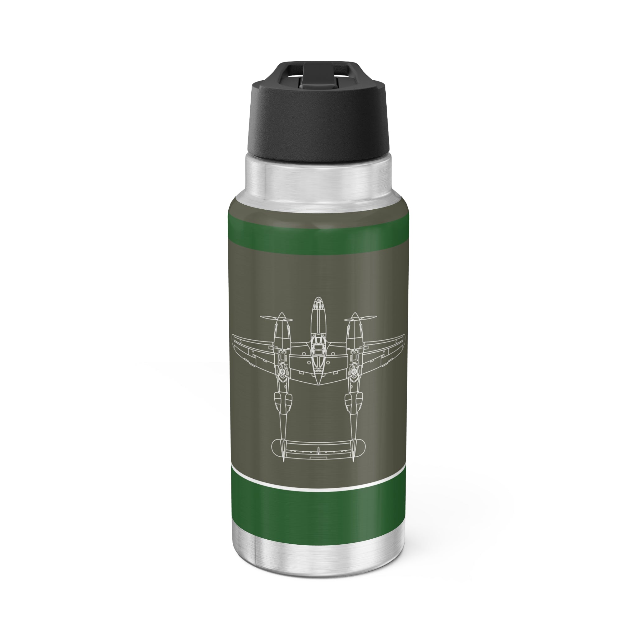 P-38 "Porky II" Inspired Tumbler, 32oz (950ml) - I Love a Hangar