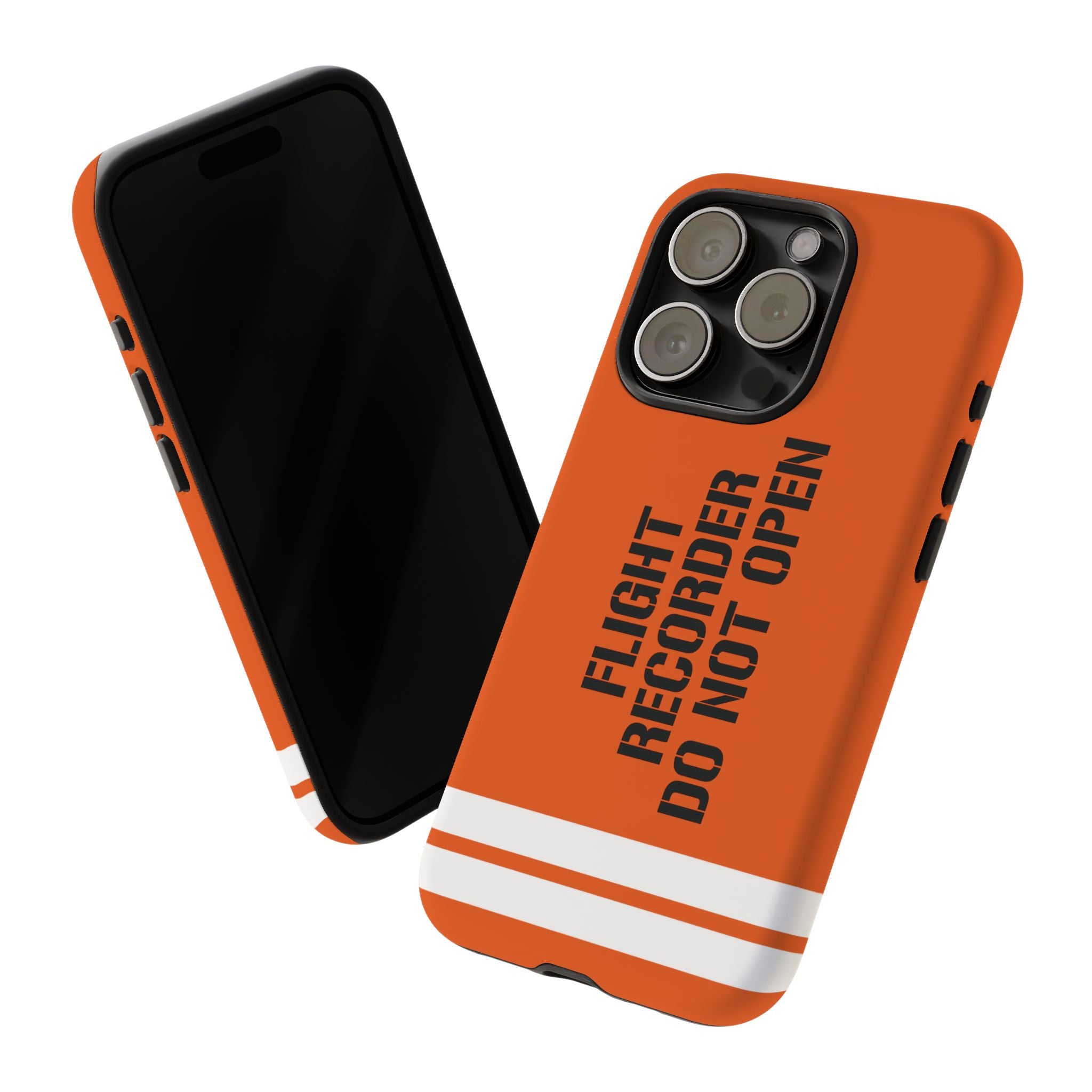 Flight Data Recorder Style Tough Phone Cases for iPhone