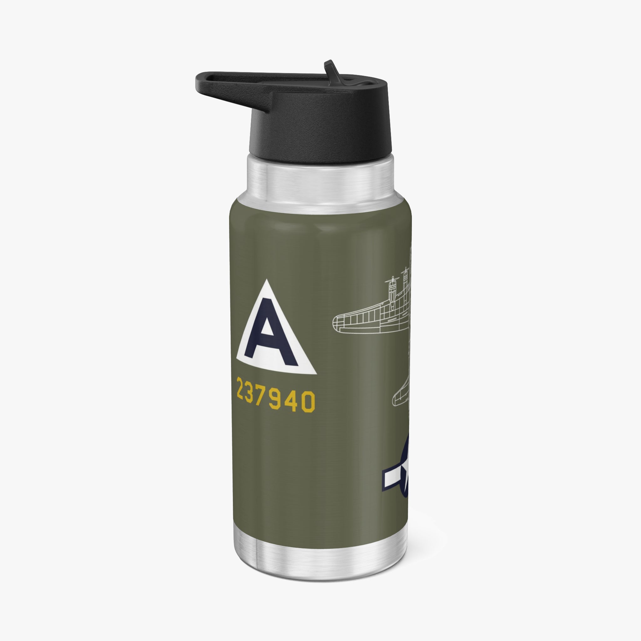 B-17 "Spirit of '44" Tumbler, 32oz (950ml) - I Love a Hangar