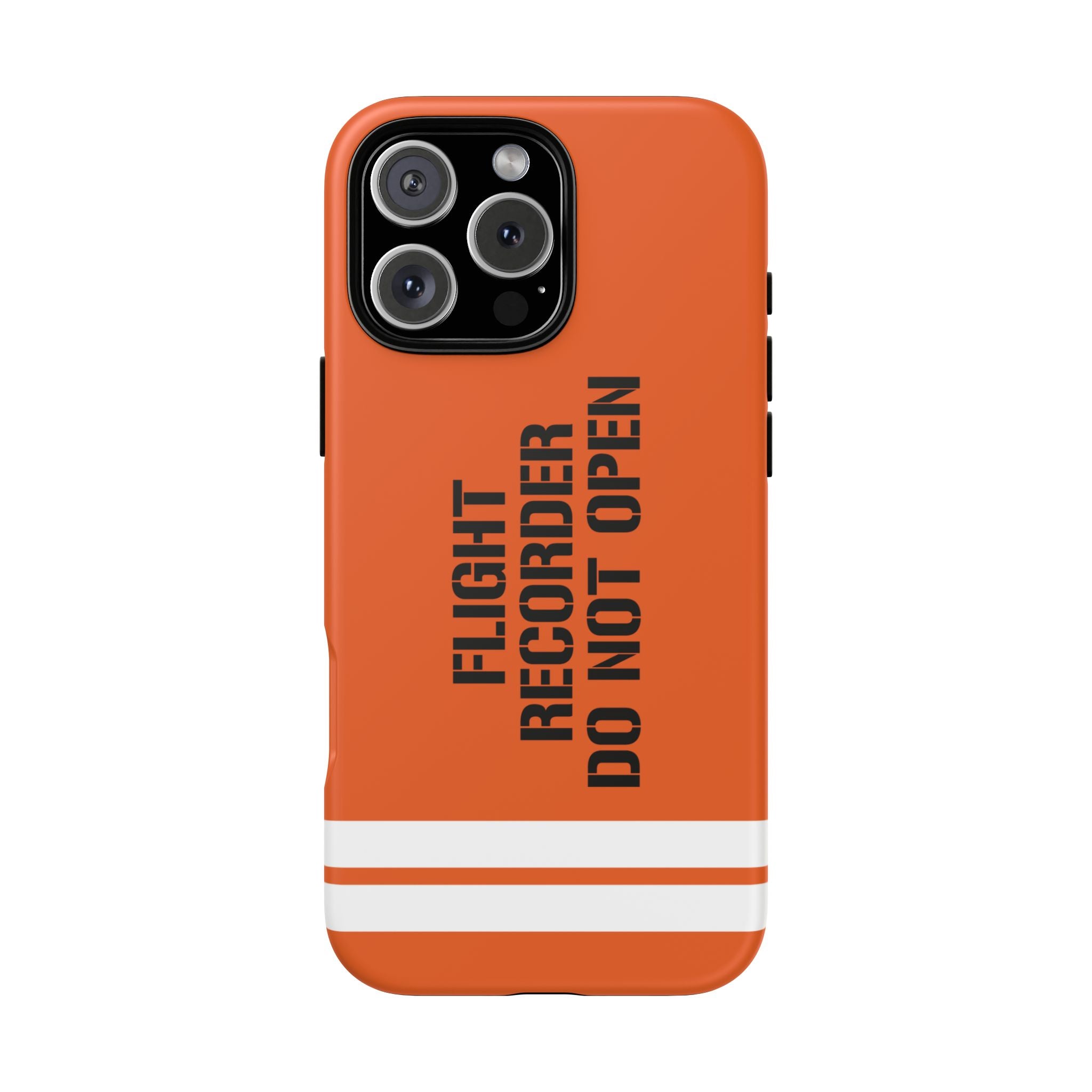 Flight Data Recorder Style Tough Phone Cases for iPhone