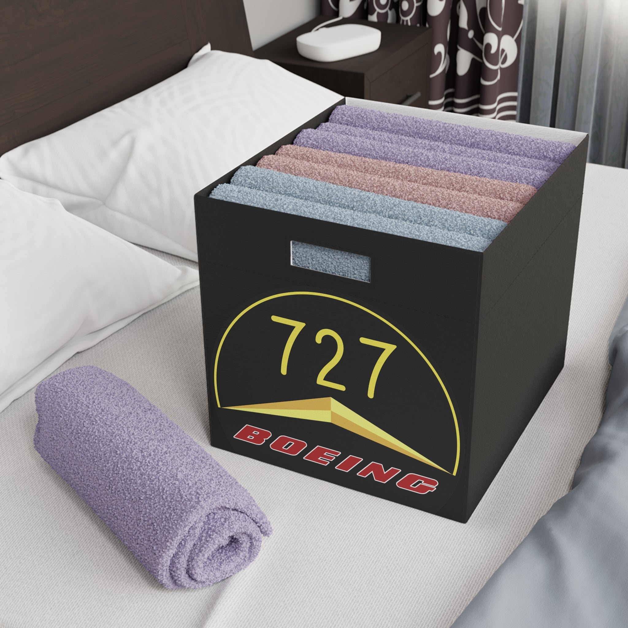 727 Inspired Felt Storage Box - I Love a Hangar