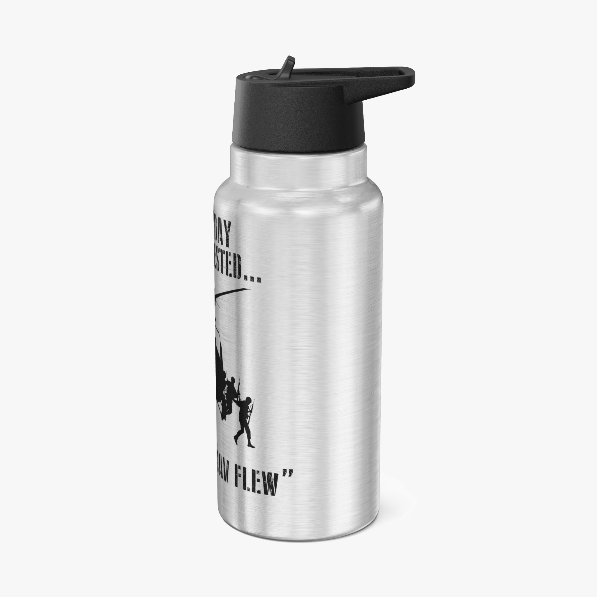 "On the 7th Day the Lord rested, but the Cav Flew" Tumbler, 32oz (950ml) - I Love a Hangar