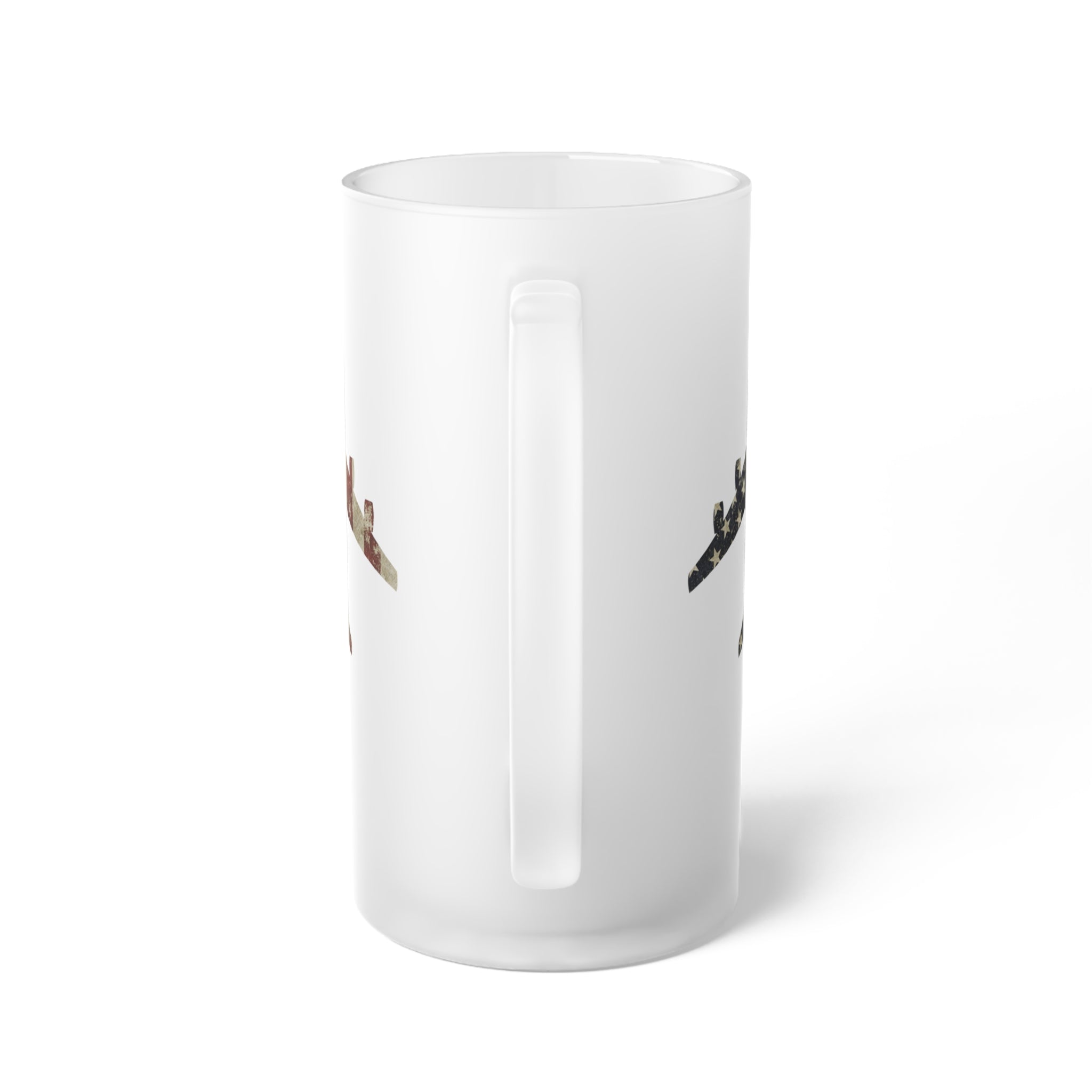 KC-135 Stratotanker Frosted Glass 16oz (473ml) Beer Mug - I Love a Hangar