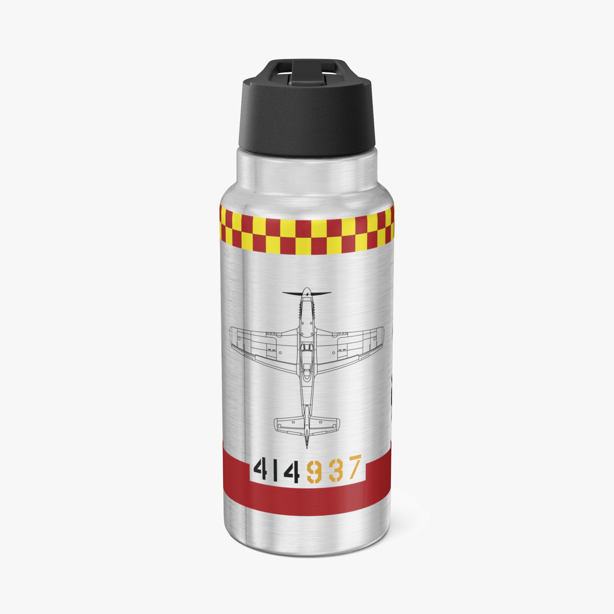 P-51 "Gentleman Jim" Tumbler, 32oz (950ml) - I Love a Hangar