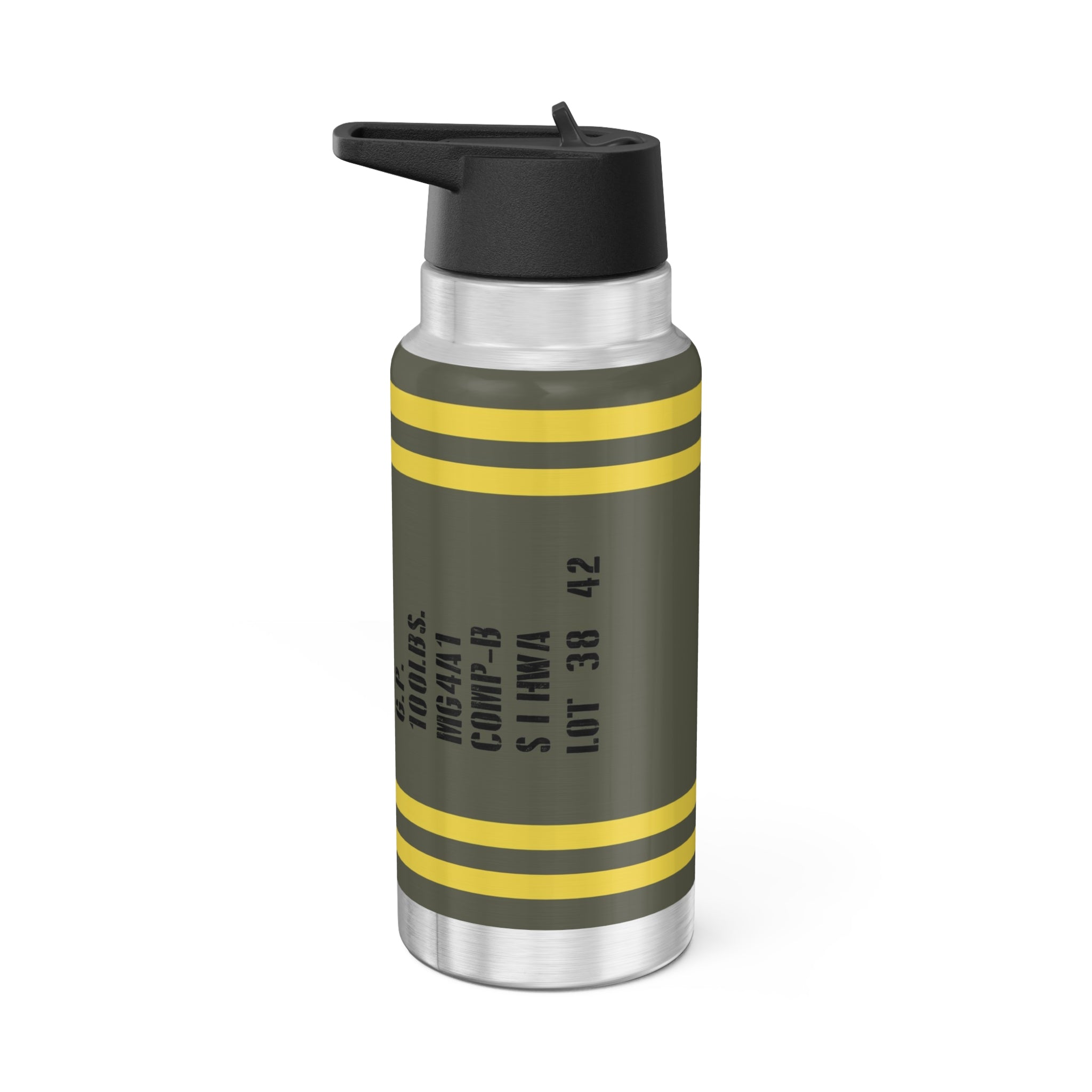 General Purpose WWII 100lbs Bomb Tumbler, 32oz (950ml) - I Love a Hangar