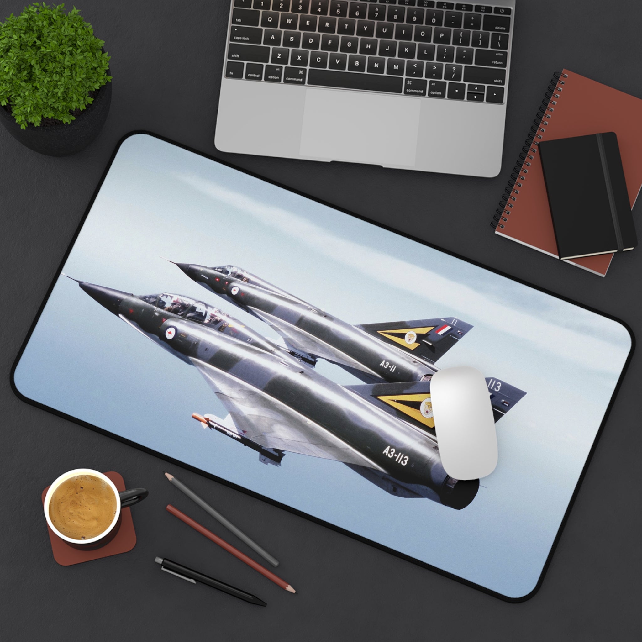 RAAF Mirage III Formation Desk Mat - I Love a Hangar