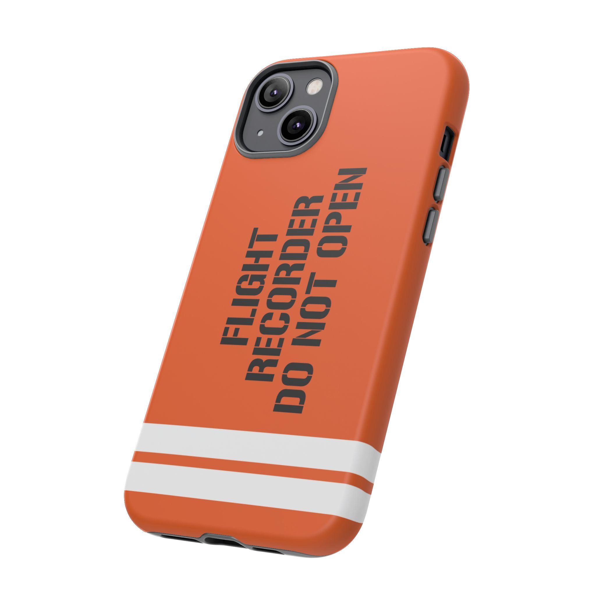 Flight Data Recorder Style Tough Phone Cases for iPhone