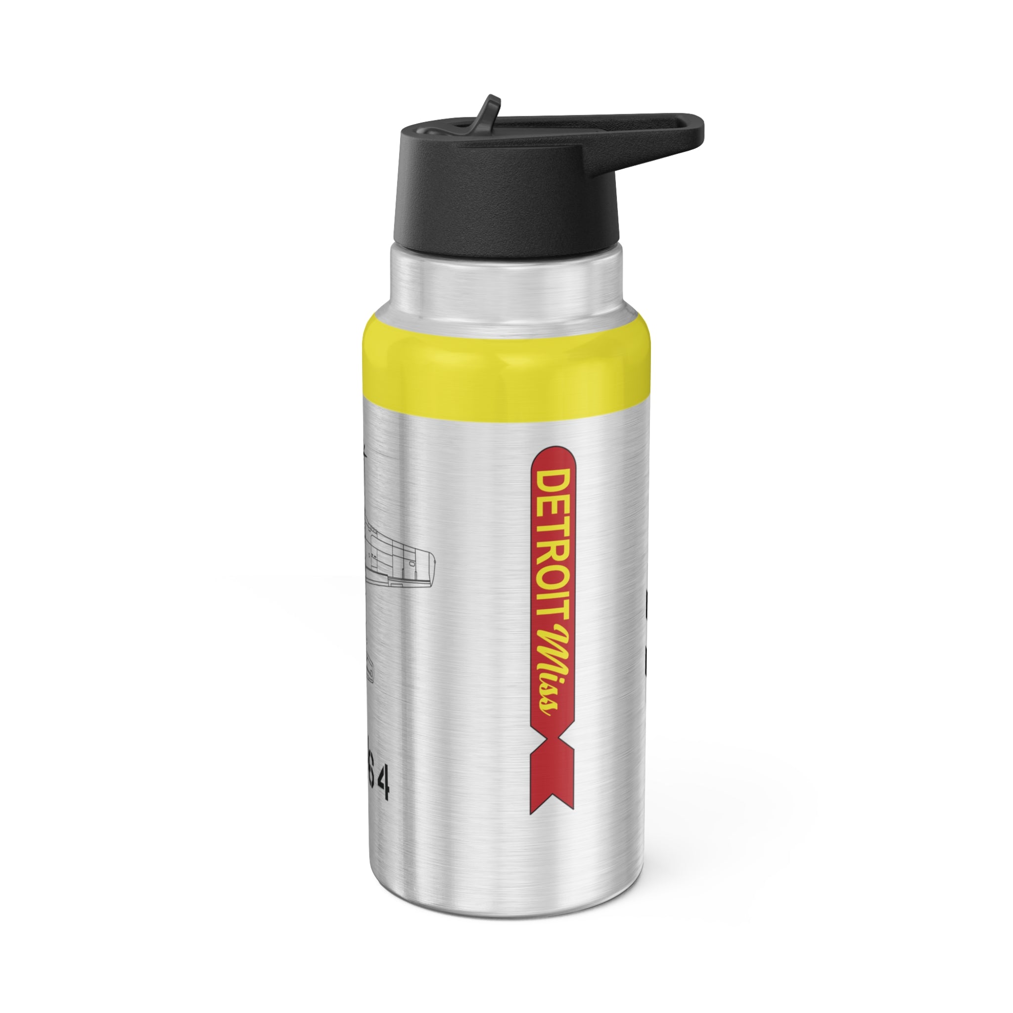 P-51 "Detroit Miss" Tumbler, 32oz (950ml) - I Love a Hangar