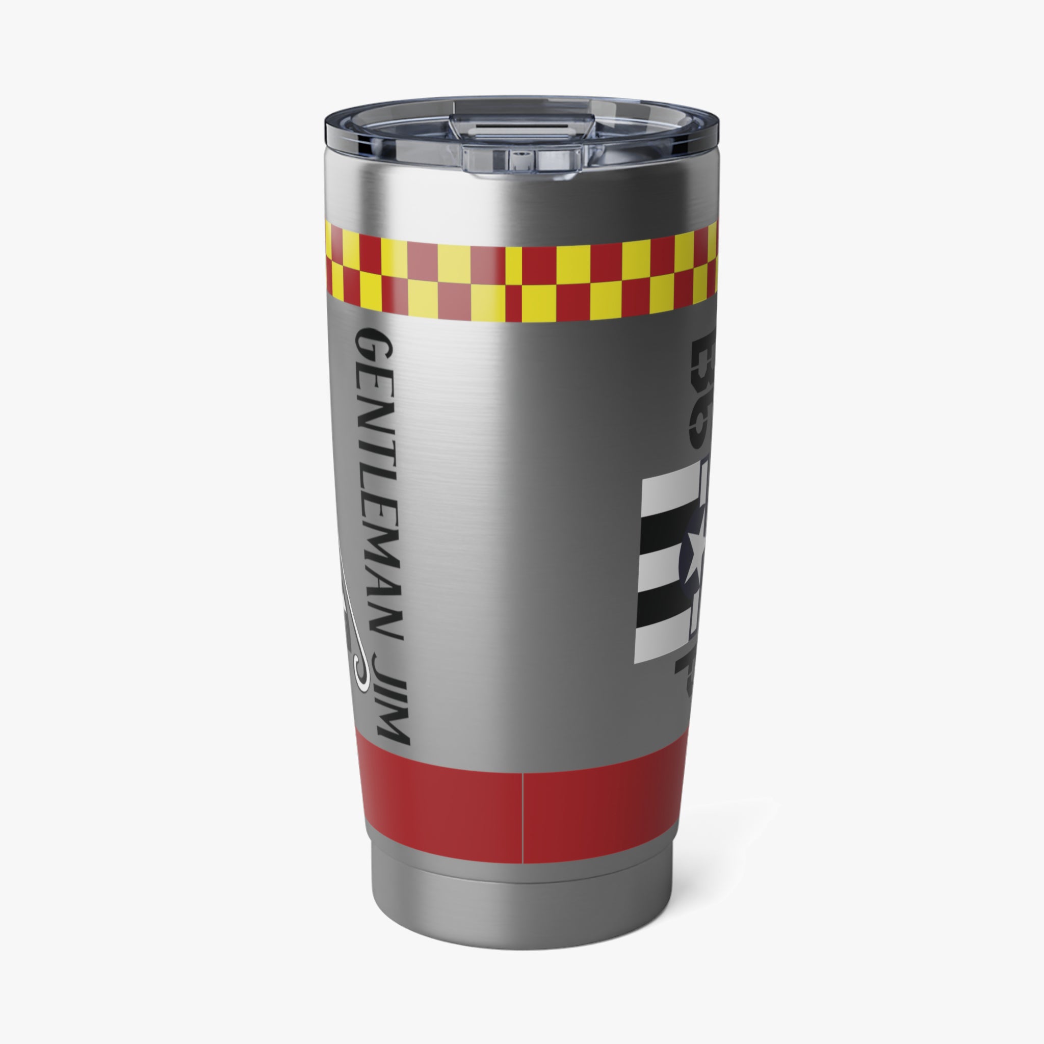 P-51 "Gentleman Jim" Inspired 20oz (590ml) Stainless Steel Tumbler - I Love a Hangar