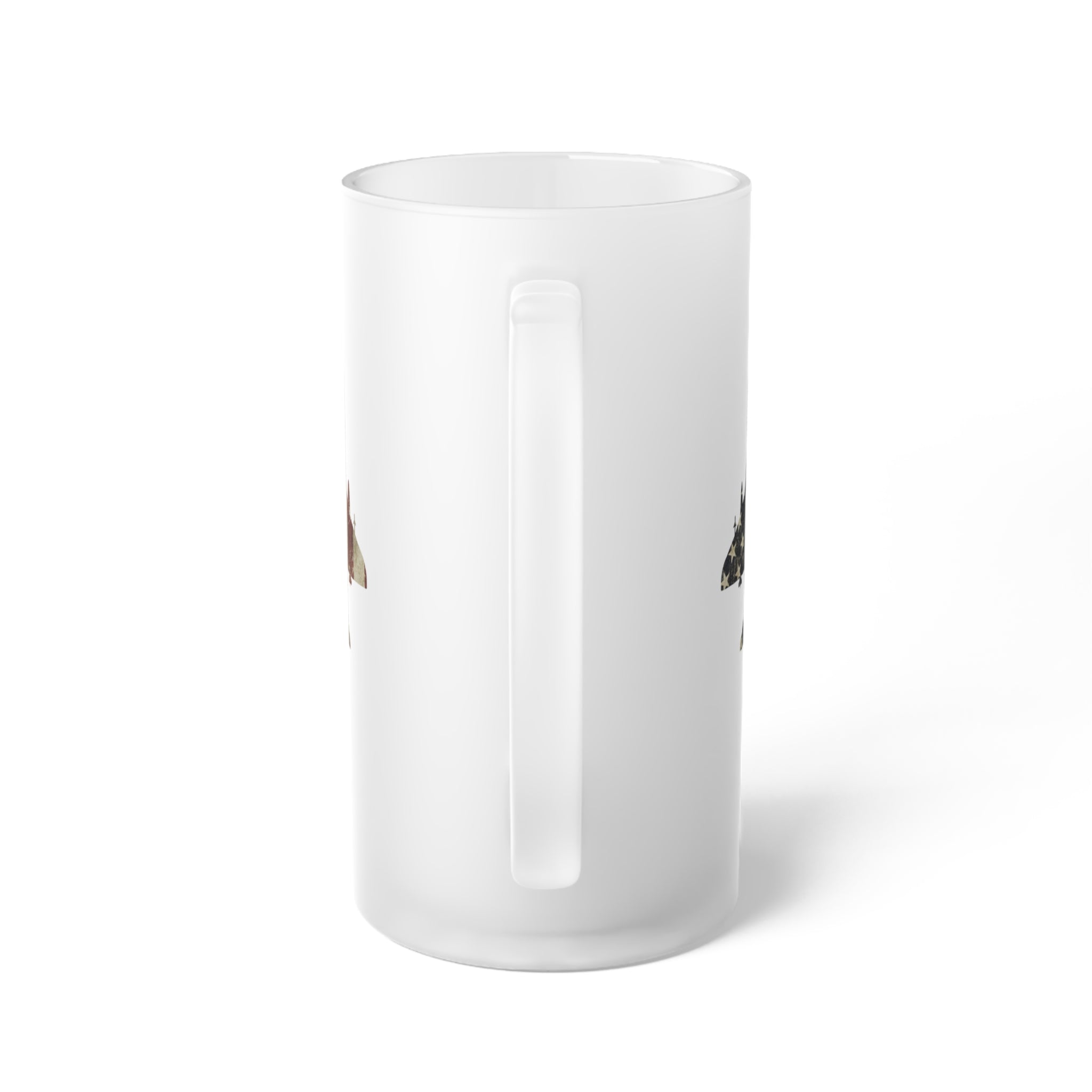 A-4 Skyhawk Frosted Glass 16oz (473ml) Beer Mug - I Love a Hangar