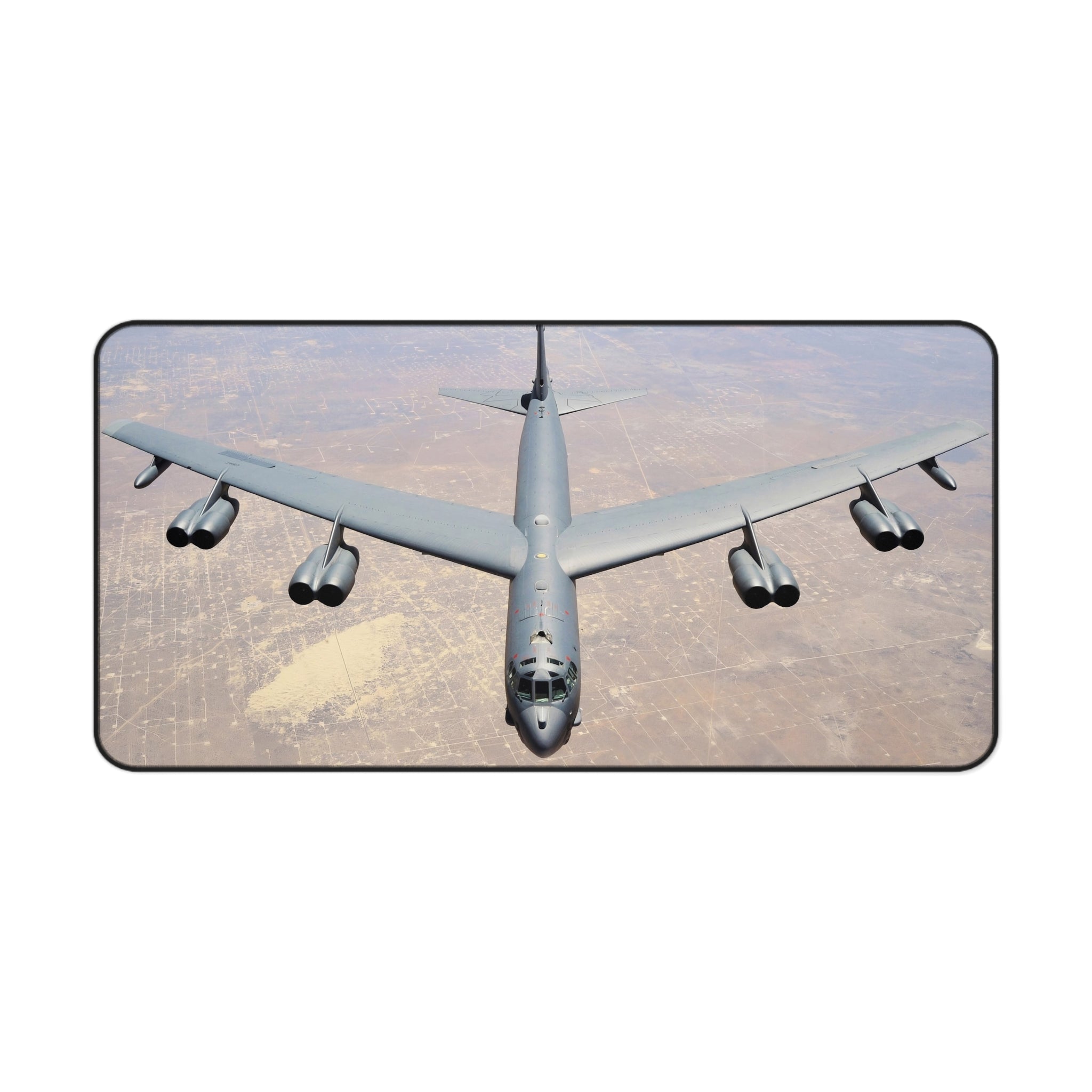 B-52 Stratofortress From Above Desk Mat - I Love a Hangar