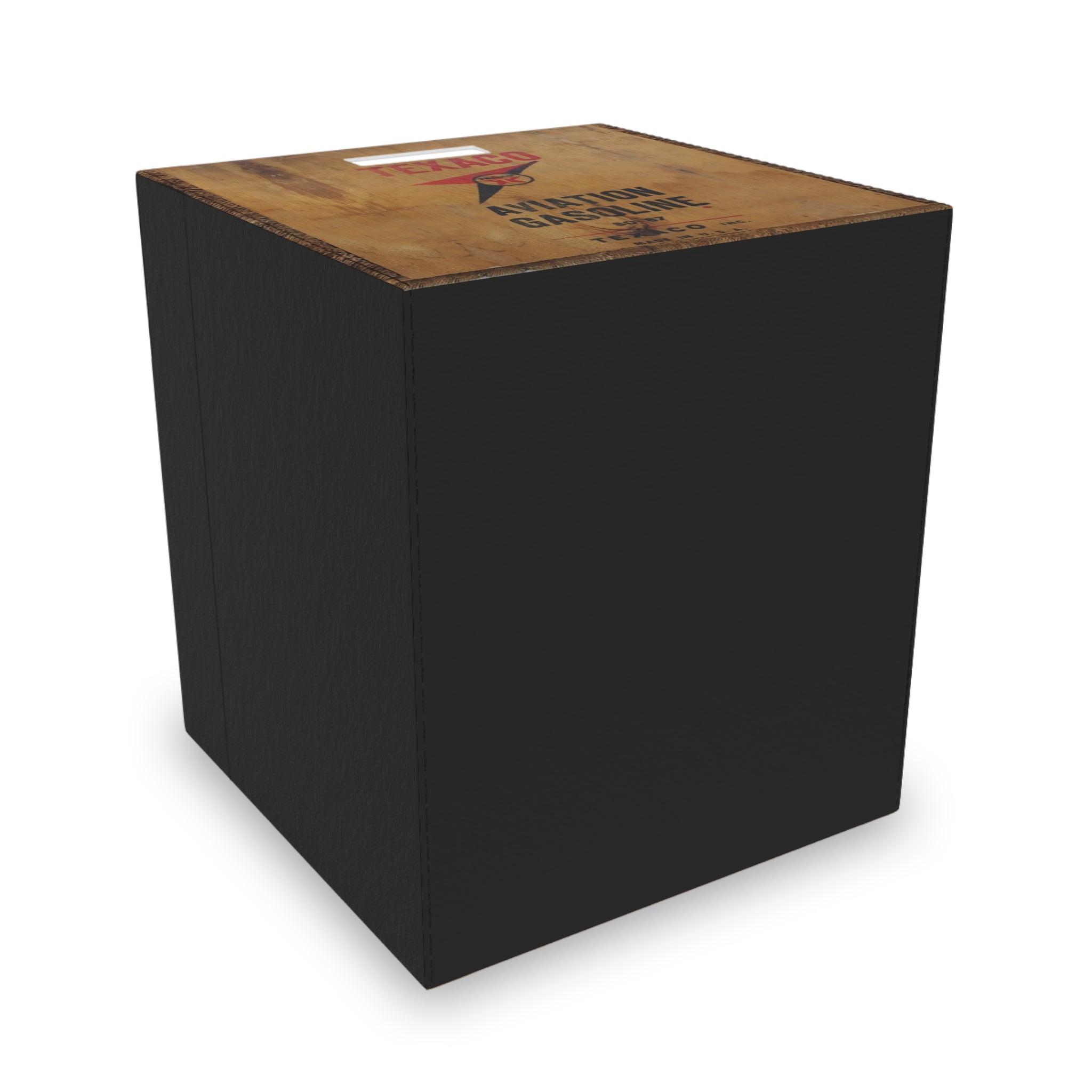 Vintage Style Aviation Gasoline Felt Storage Box - I Love a Hangar