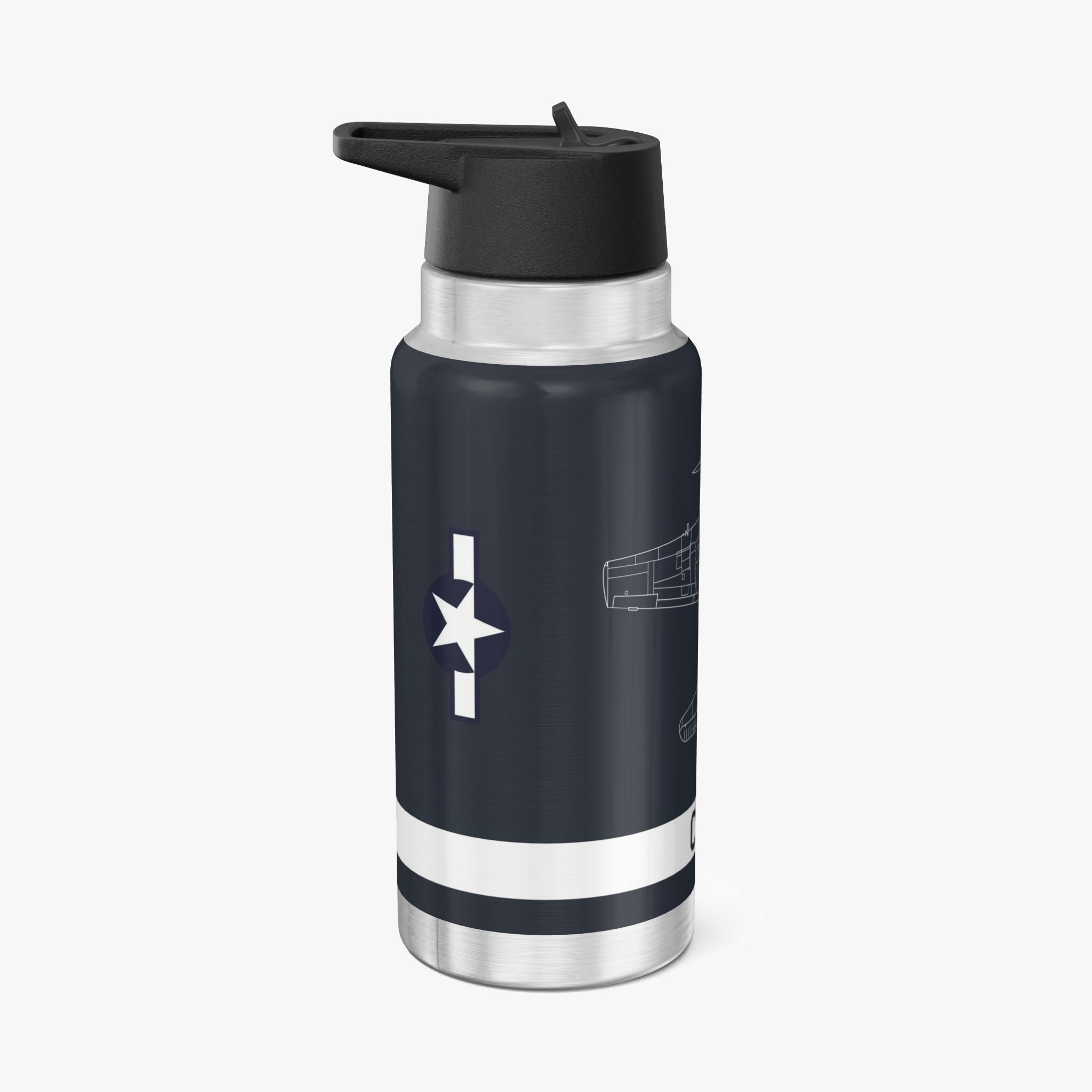 F6F Hellcat "Minsi III" Inspired Tumbler, 32oz (950ml) - I Love a Hangar