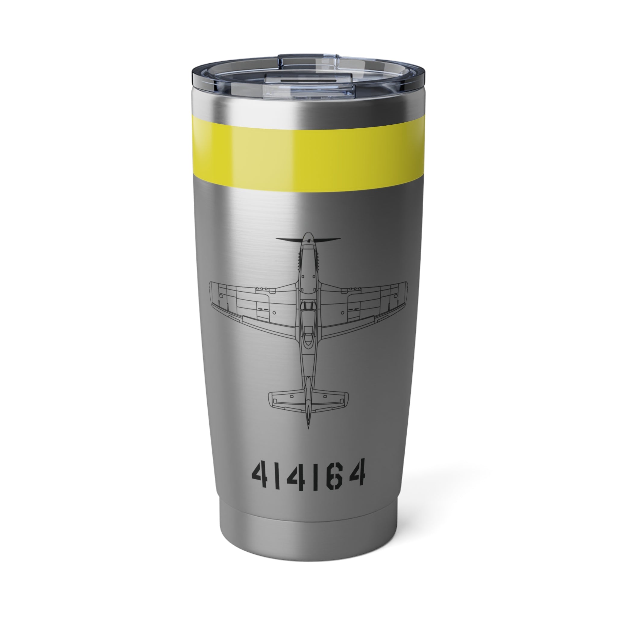 P-51 "Detroit Miss" 20oz (590ml) Stainless Steel Tumbler - I Love a Hangar