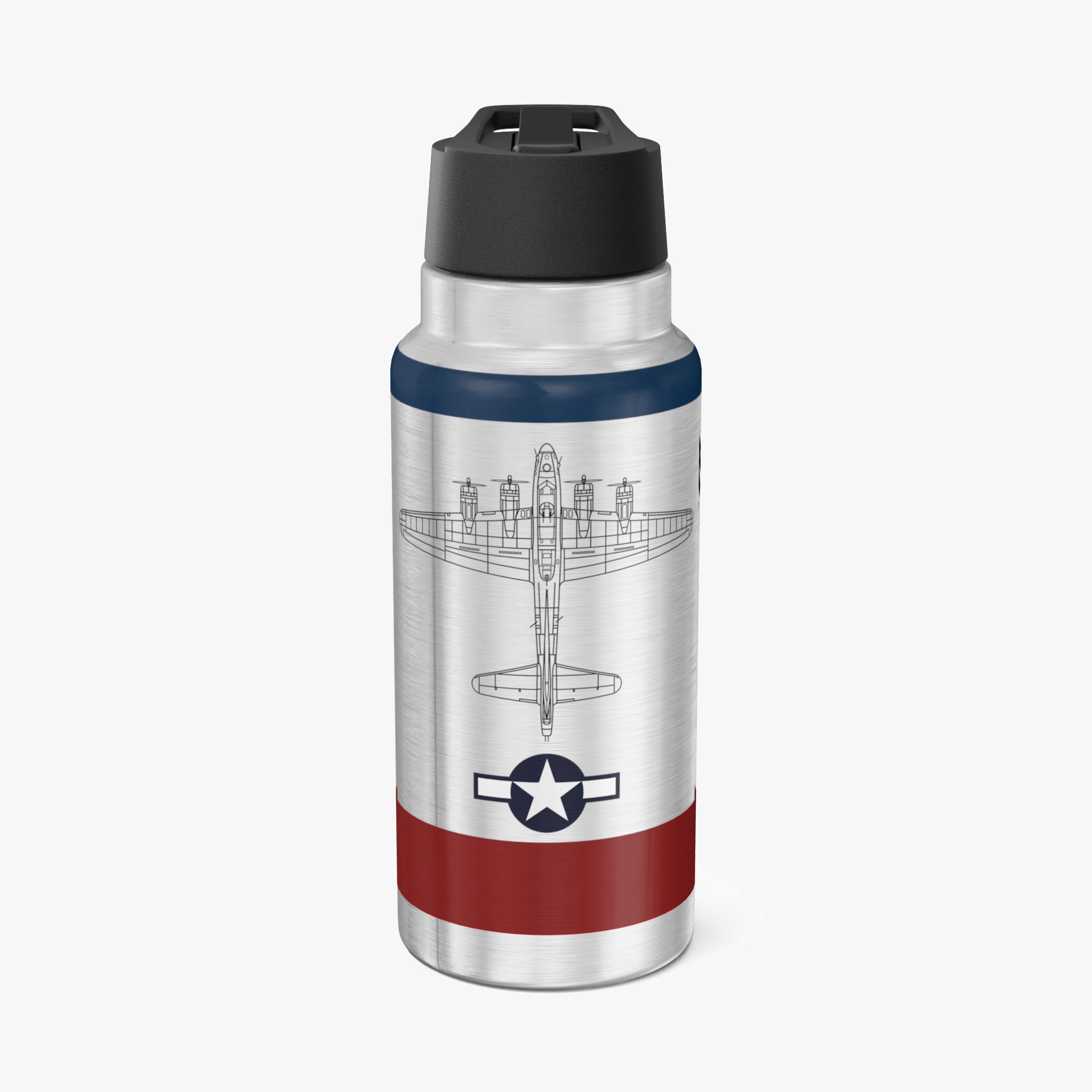 B-17 "Spirit of Martinez" Tumbler, 32oz (950ml) - I Love a Hangar