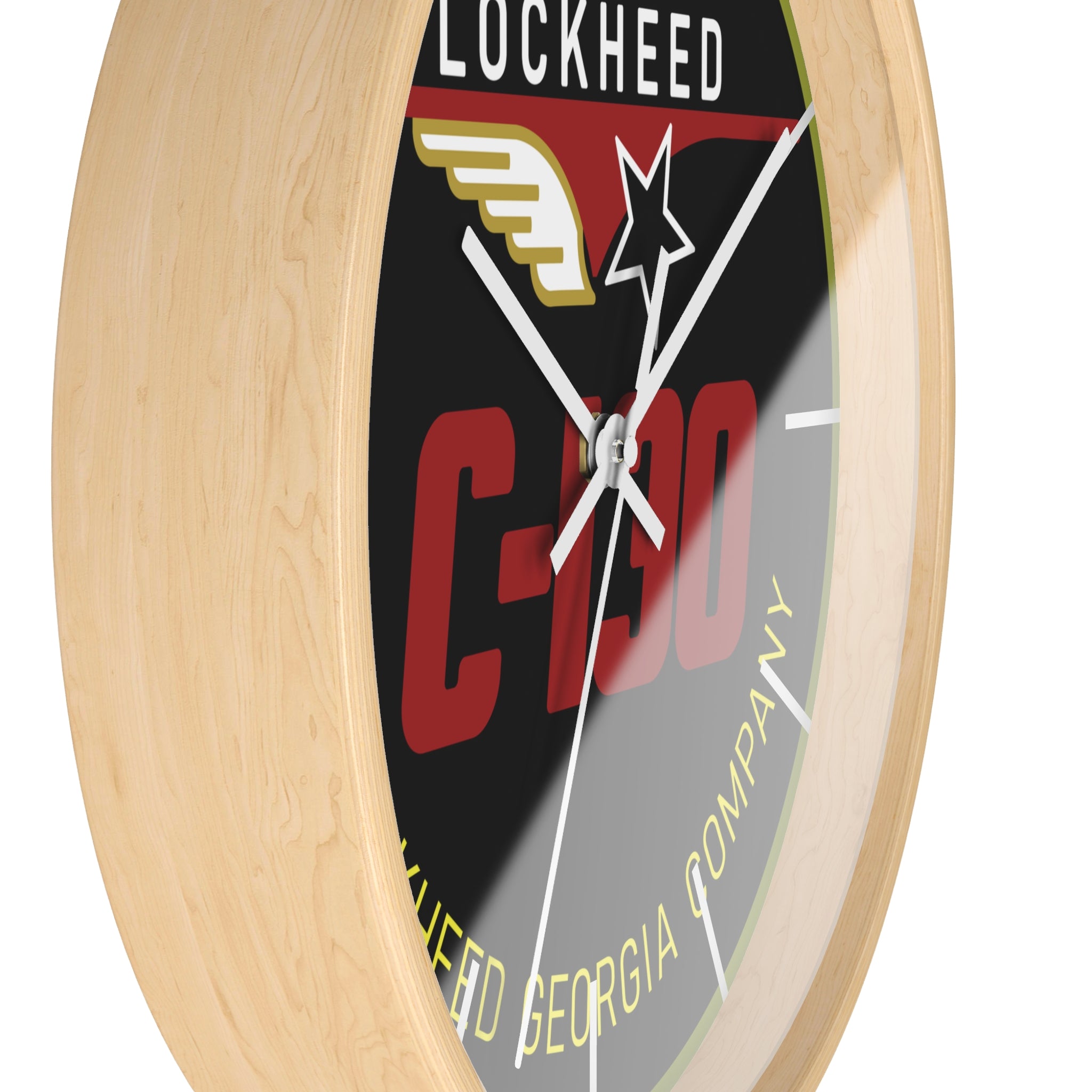 C-130 Yoke Cap Wall Clock - I Love a Hangar