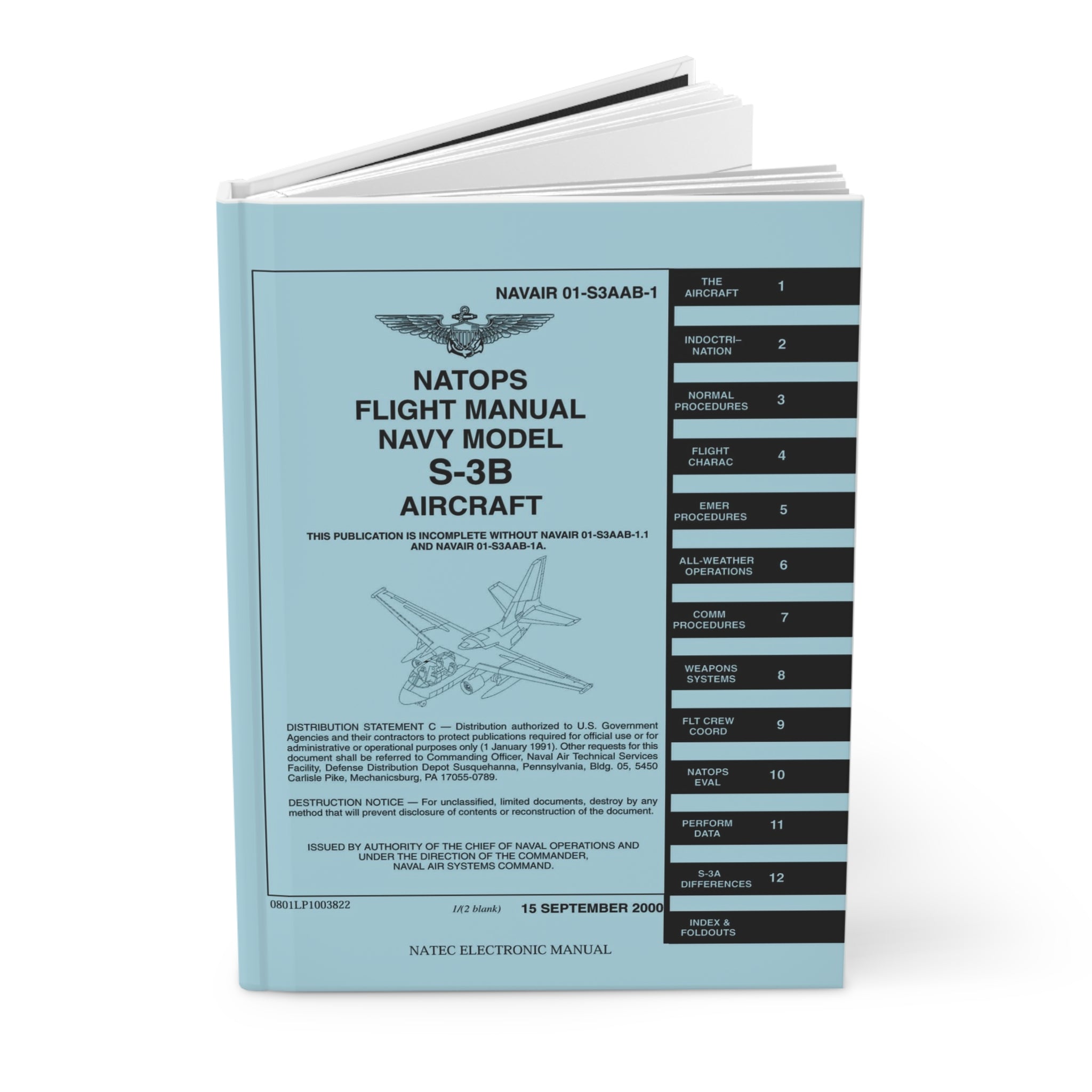 S-3B Viking NATOPS Inspired Hardcover Journal - I Love a Hangar