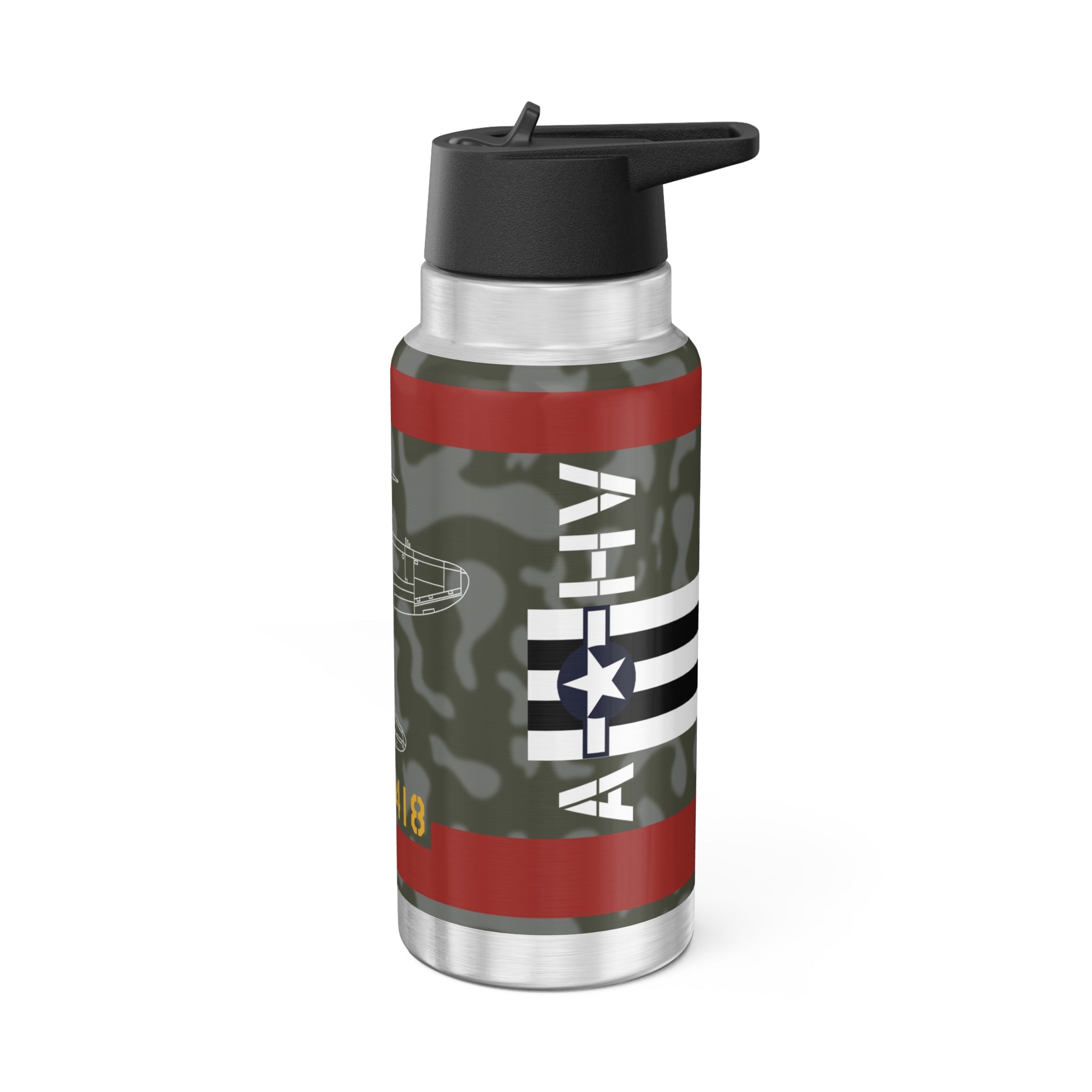 P-47 of Gabby Gabreski Inspired Tumbler, 32oz (950ml) - I Love a Hangar