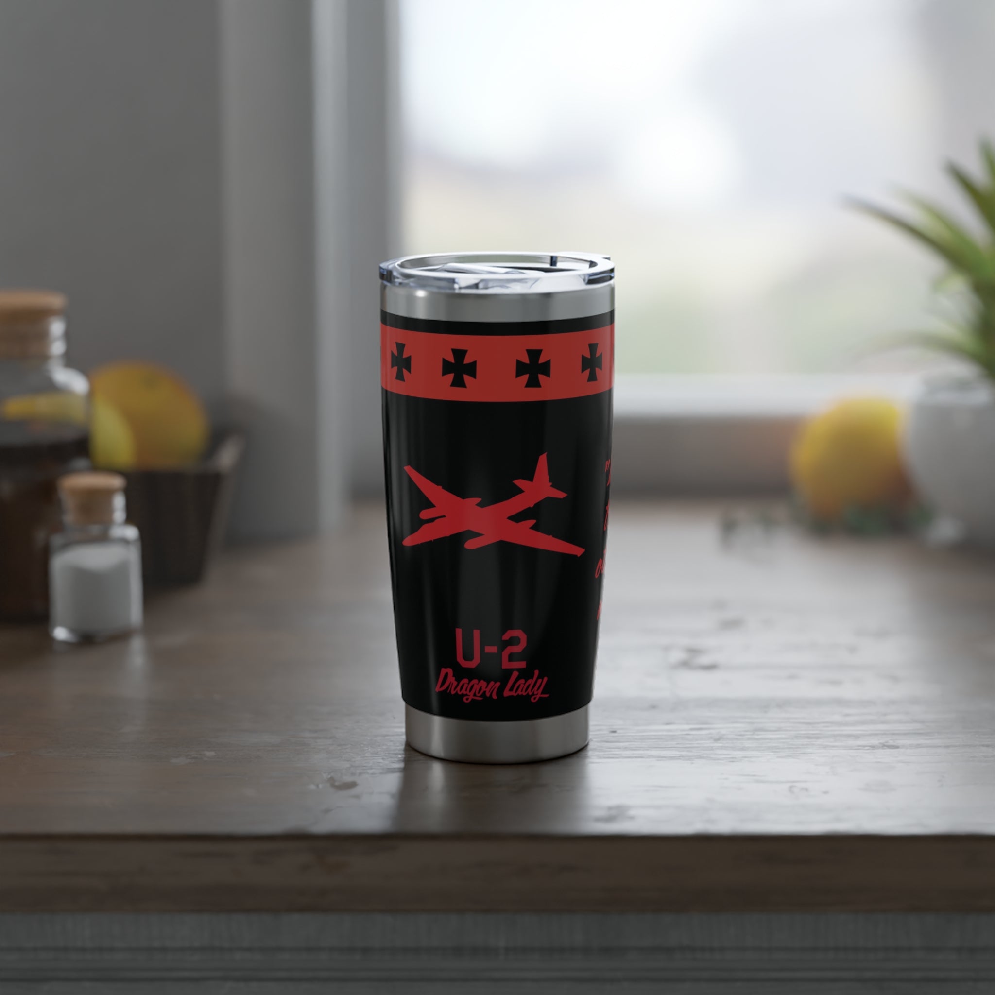 U-2 "Dragon Lady" 20oz (590ml) Stainless Steel Tumbler - I Love a Hangar