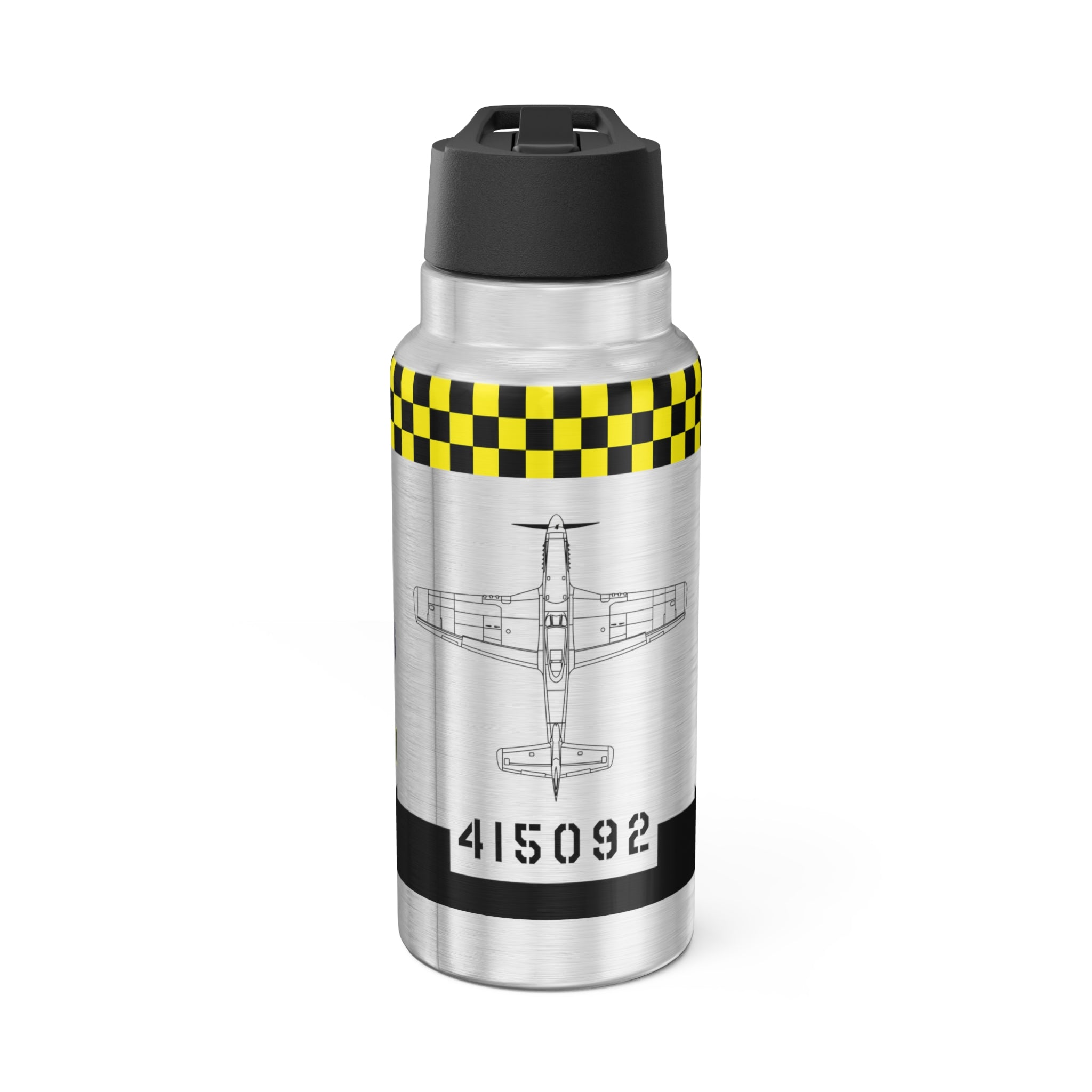 P-51 "Alabama Rammer Jammer" Inspired Tumbler, 32oz (950ml) - I Love a Hangar