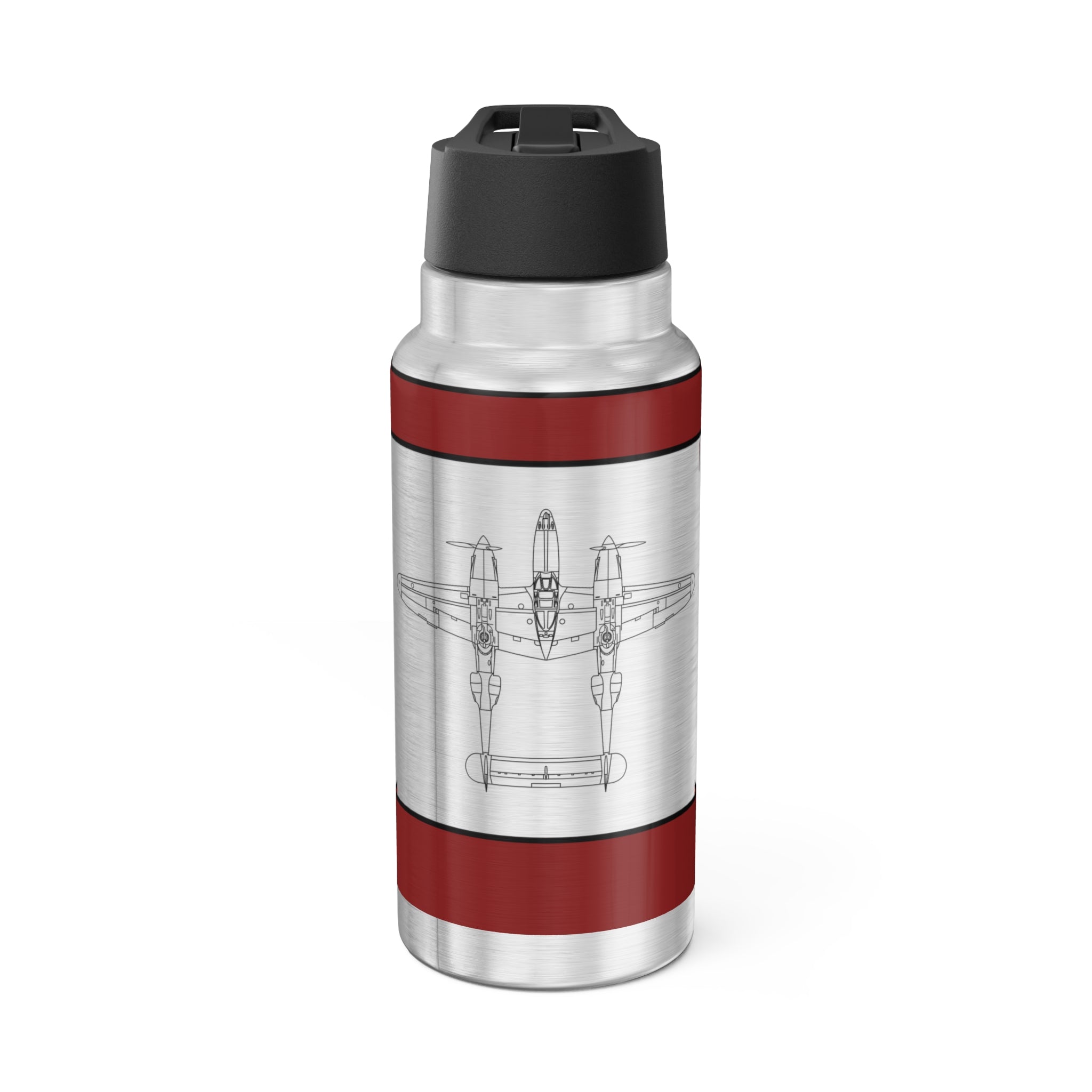 P-38 "Pudgy (V)" Inspired Tumbler, 32oz (950ml) - I Love a Hangar