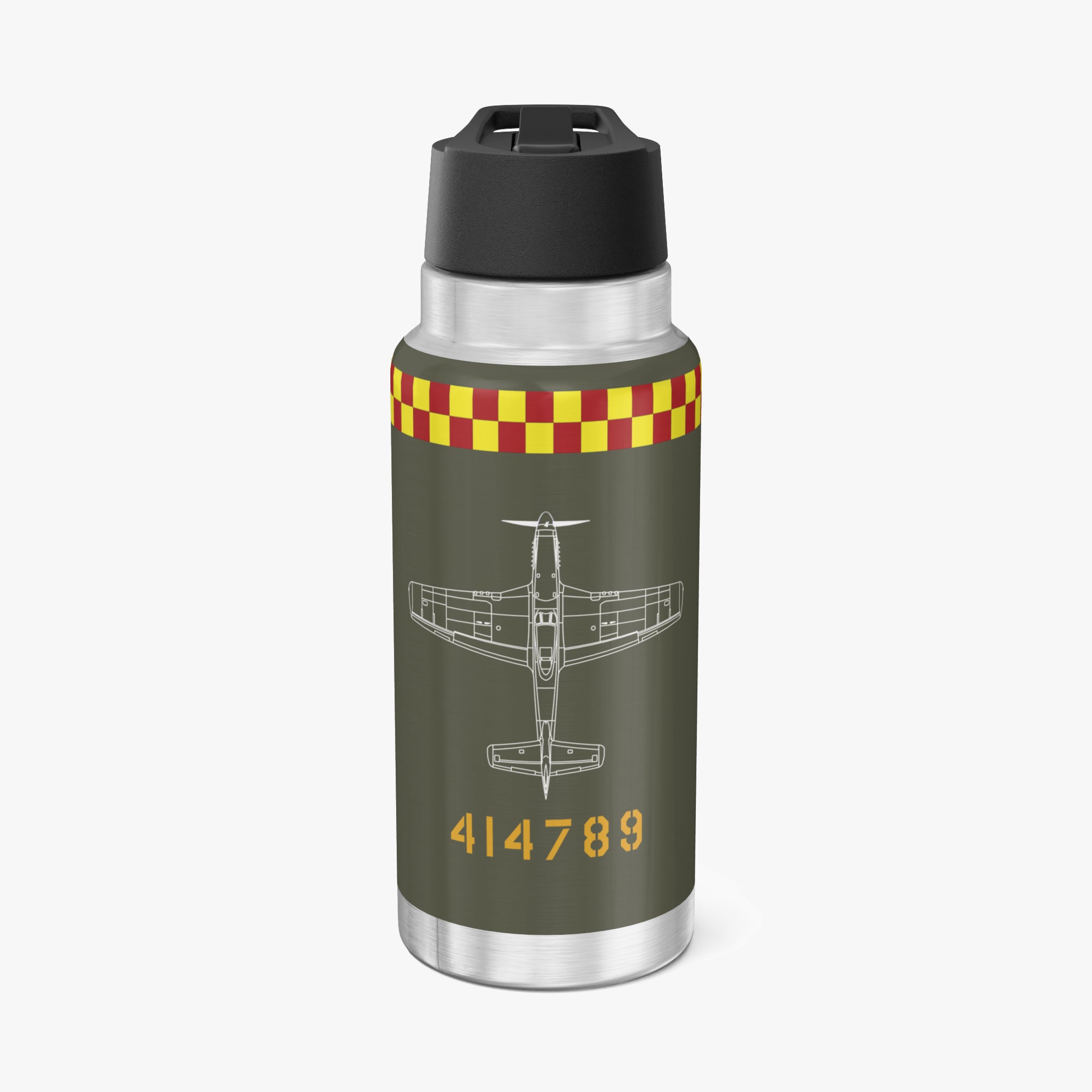 P-51 "Missouri Armada" Tumbler, 32oz (950ml) - I Love a Hangar