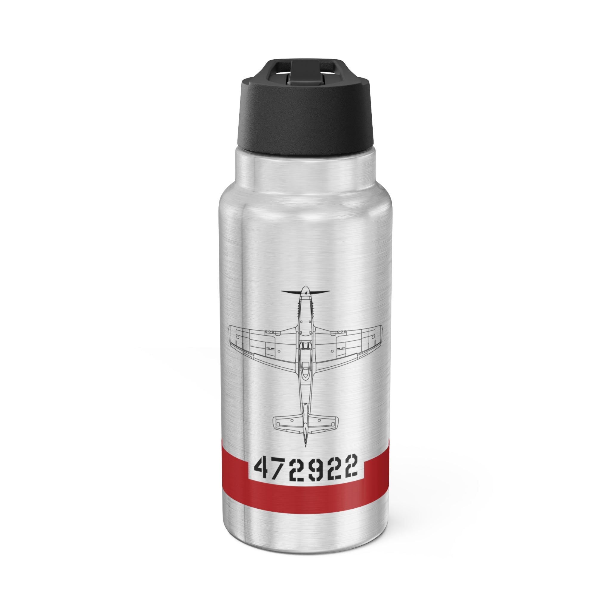 P-51 "SCAT VII" Inspired Tumbler, 32oz (950ml) - I Love a Hangar