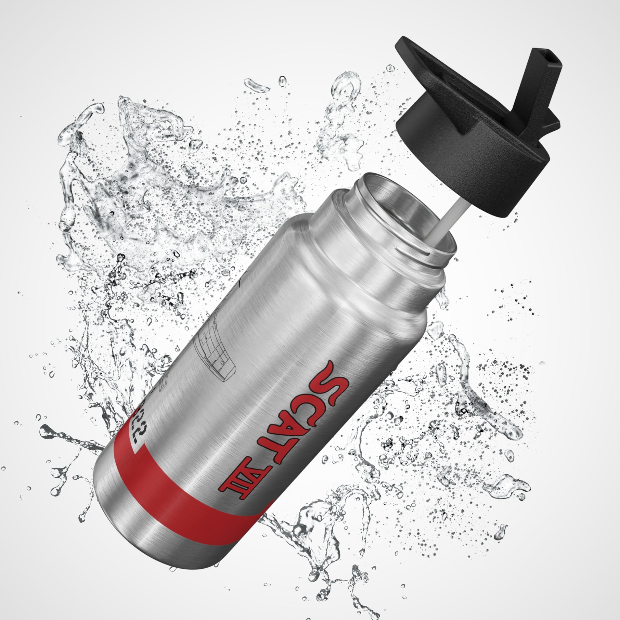 P-51 "SCAT VII" Inspired Tumbler, 32oz (950ml) - I Love a Hangar