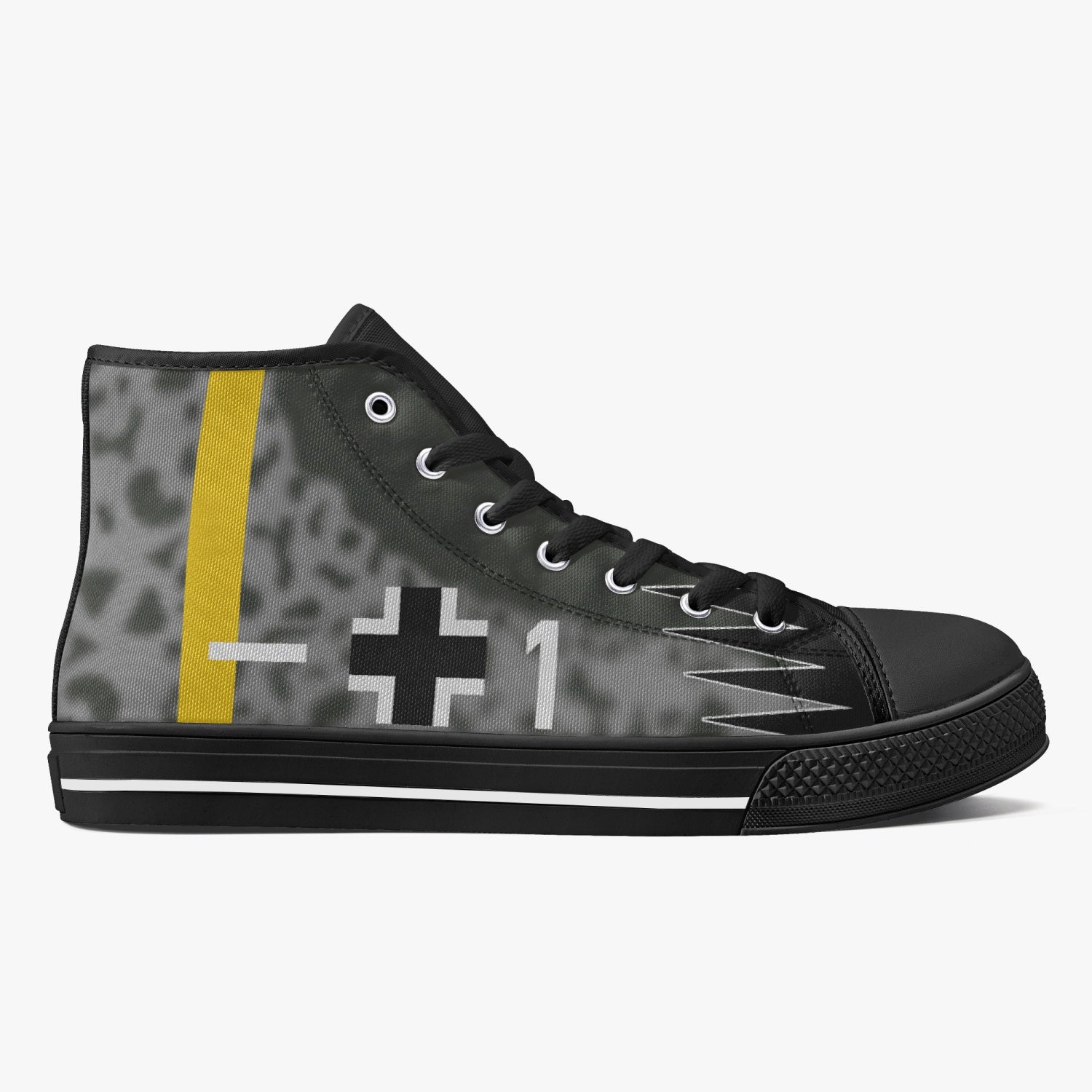 Bf-109 "Karaya 1" High Top Canvas Shoes - I Love a Hangar