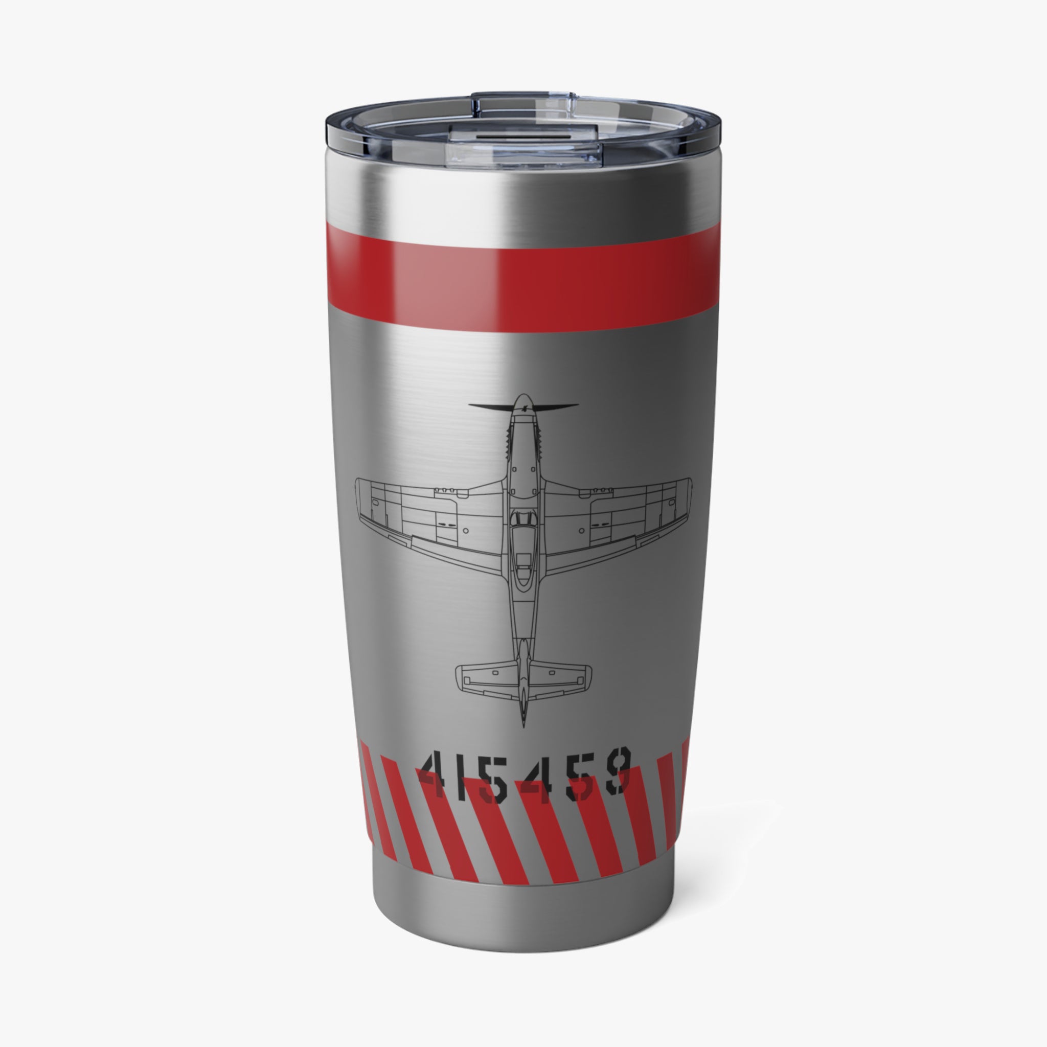 P-51 "American Beauty" Inspired 20oz (590ml) Stainless Steel Tumbler - I Love a Hangar