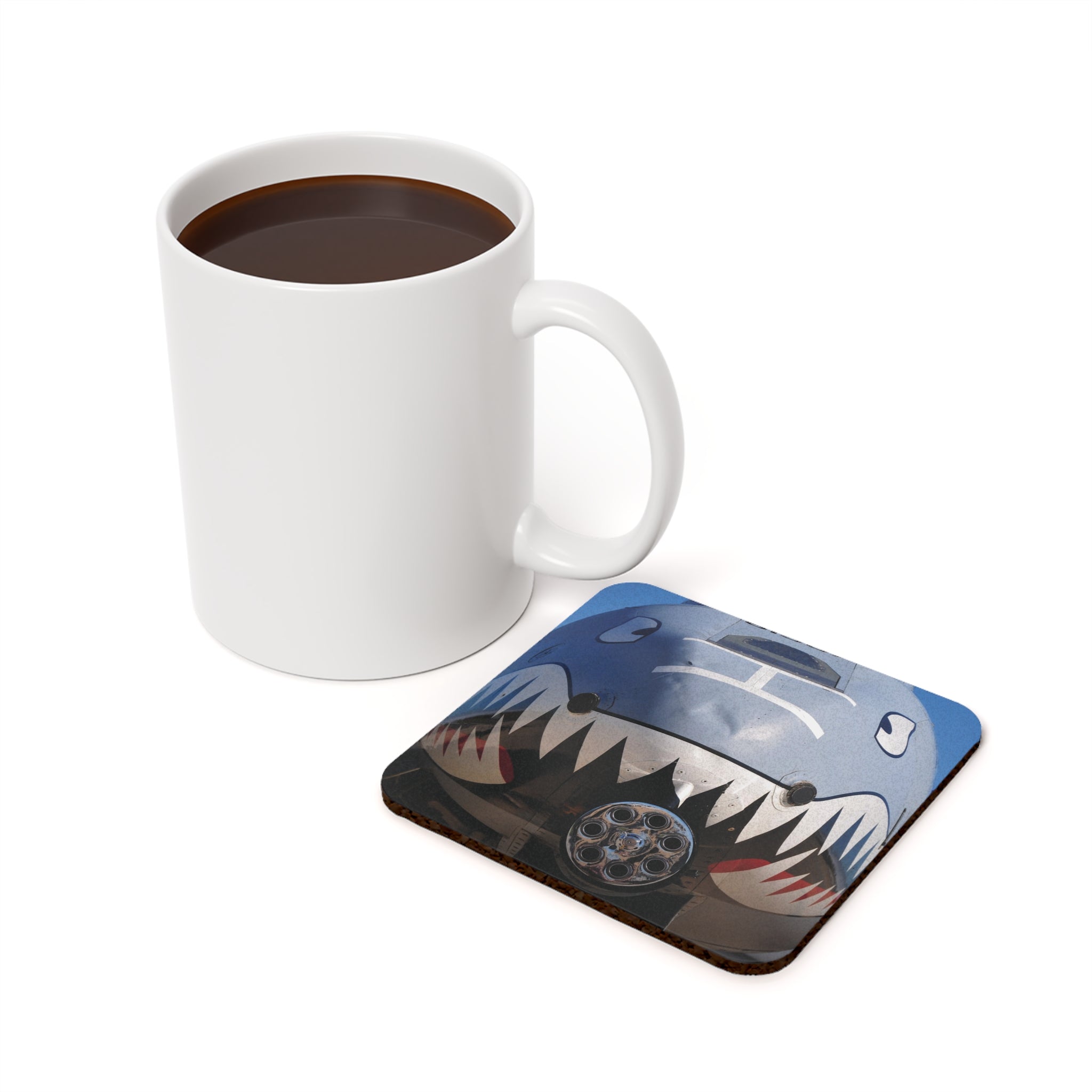 A-10 Thunderbolt II Cork Back Coaster - I Love a Hangar