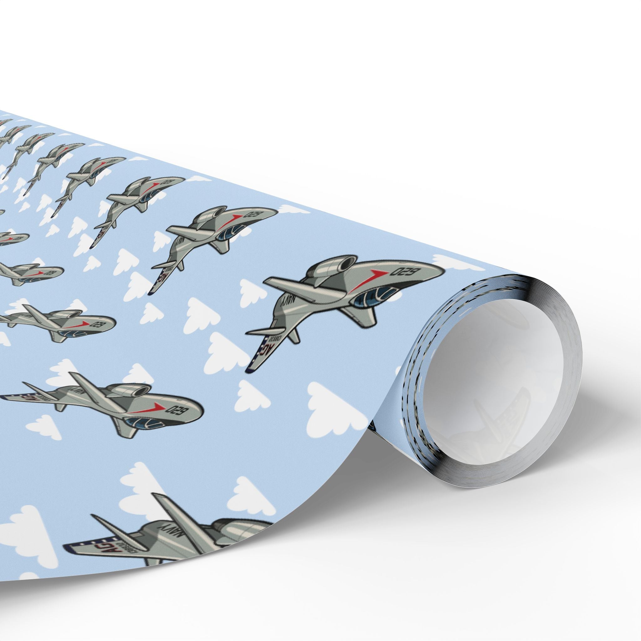 A-3 Skywarrior Wrapping Paper - Sky Blue