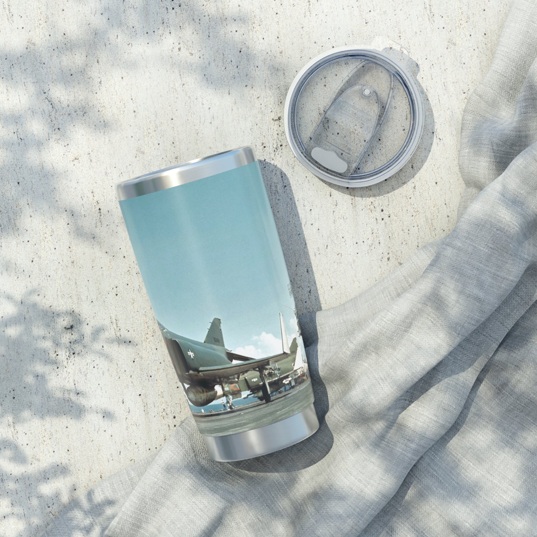 F-4G Phantom 20oz (590ml) Stainless Steel Tumbler - I Love a Hangar