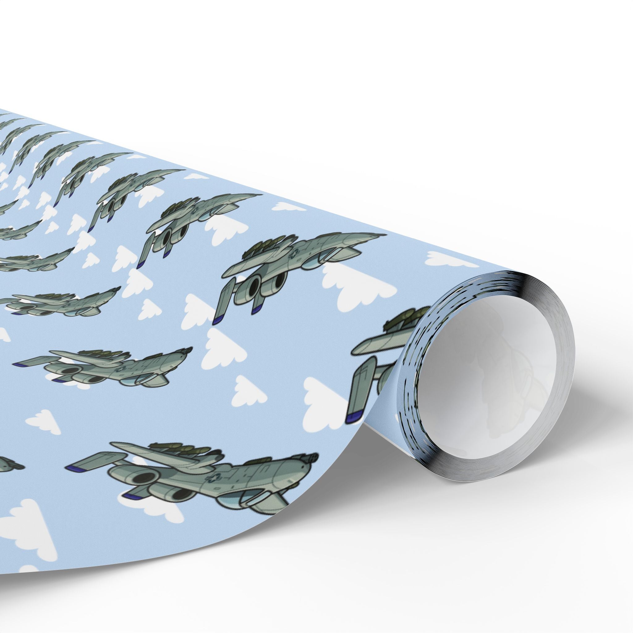 A-10 Thunderbolt II Wrapping Paper - Sky Blue